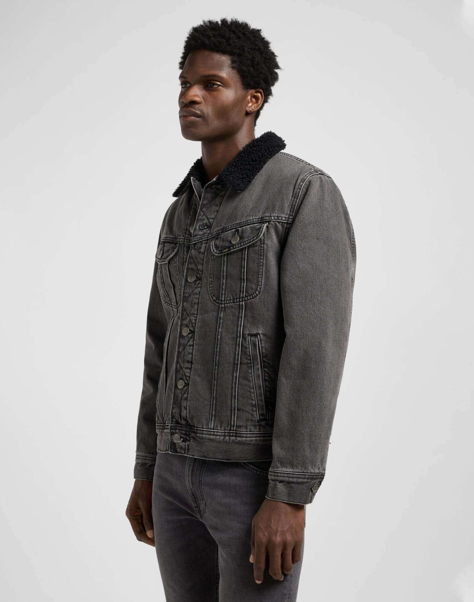 Sherpa Jacket in Deep Obsidian Jacken Lee