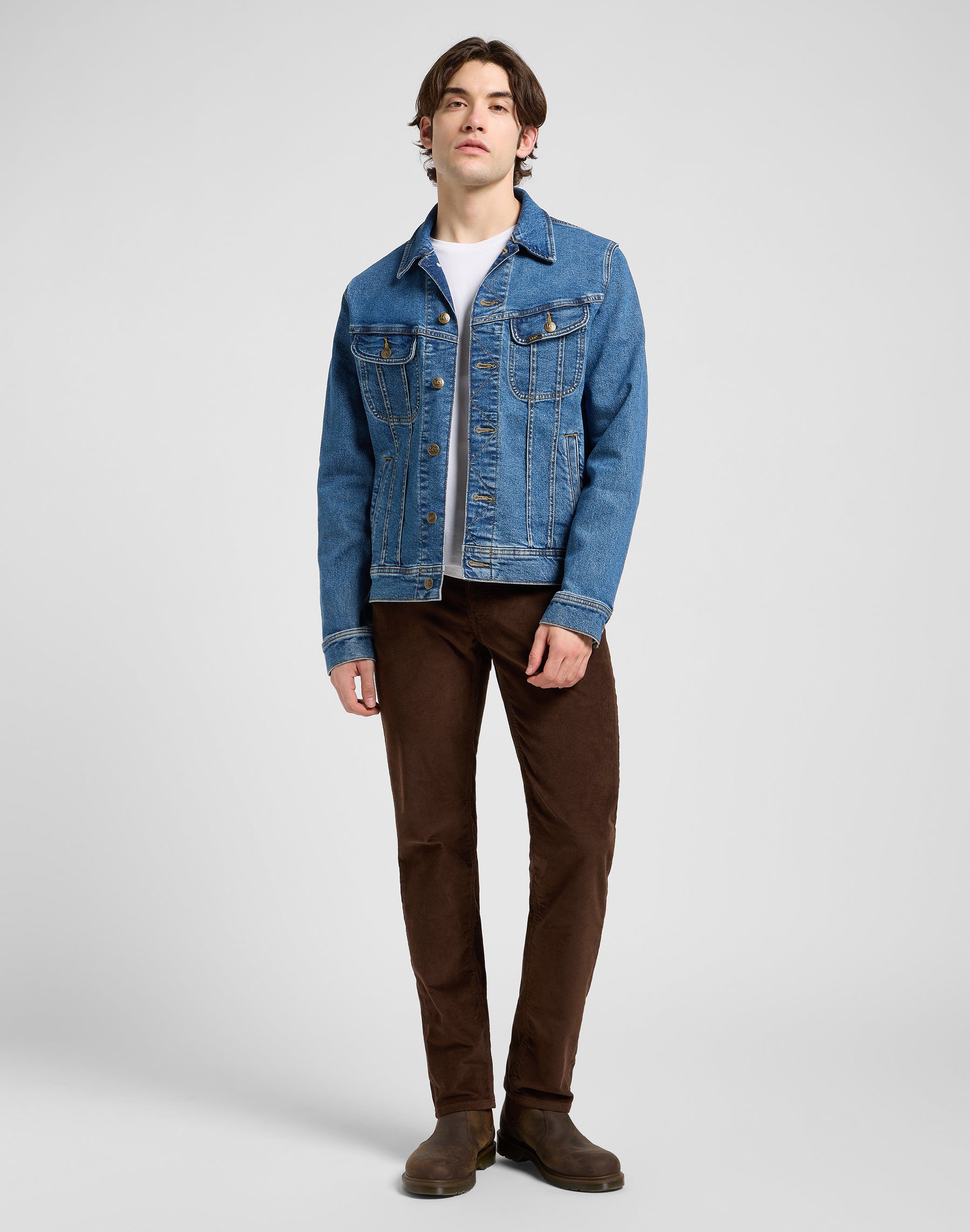 Daren Zip Fly in Arabica Hosen Lee