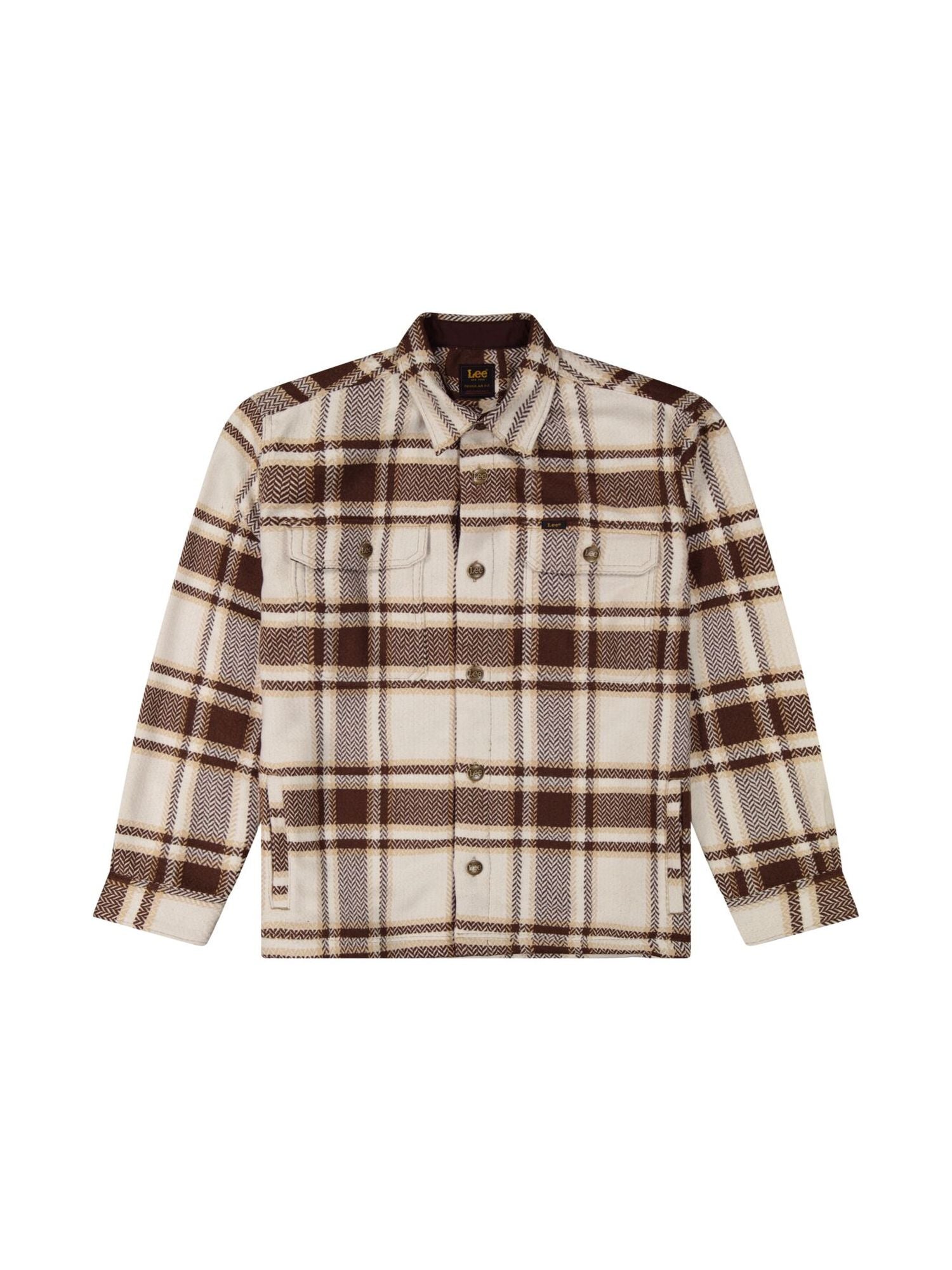 Relaxed Overshirt in Arabica Plaid Hemden Lee