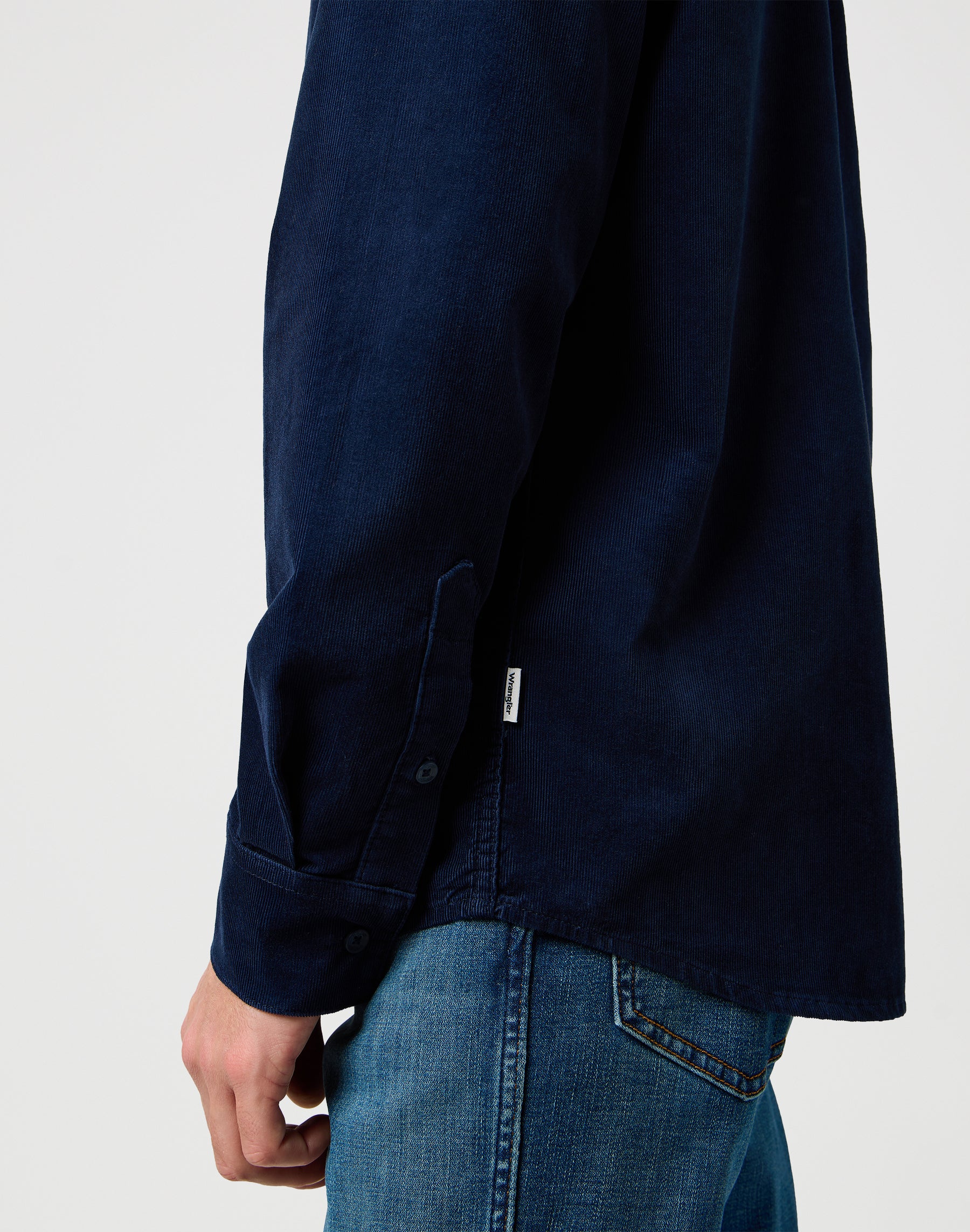 1 Pkt Corduroy Shirt in Navy Hemden Wrangler