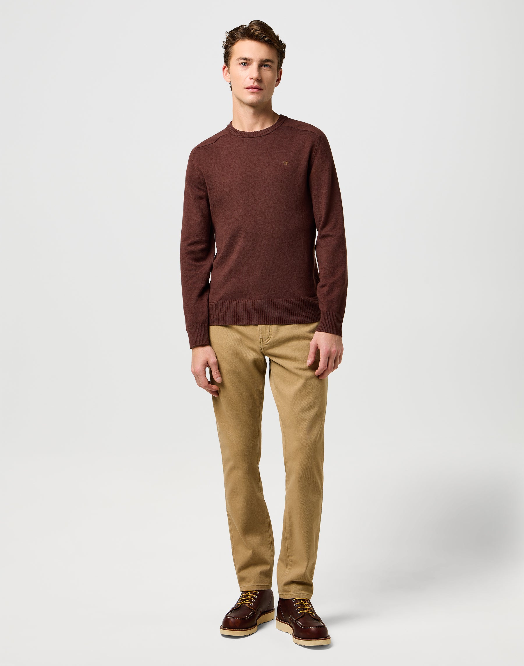 Knit Sweater in Mahogany Pullover Wrangler