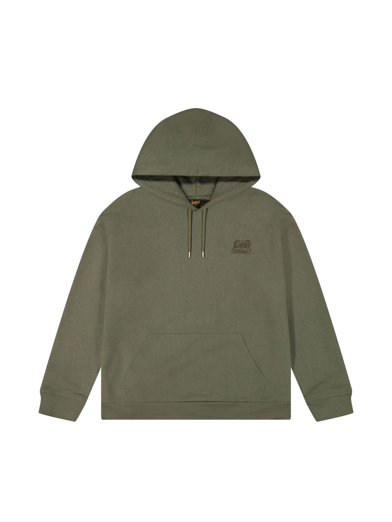 Ww Essential Hoodie in Oak Moss Kapuzenpullover Lee
