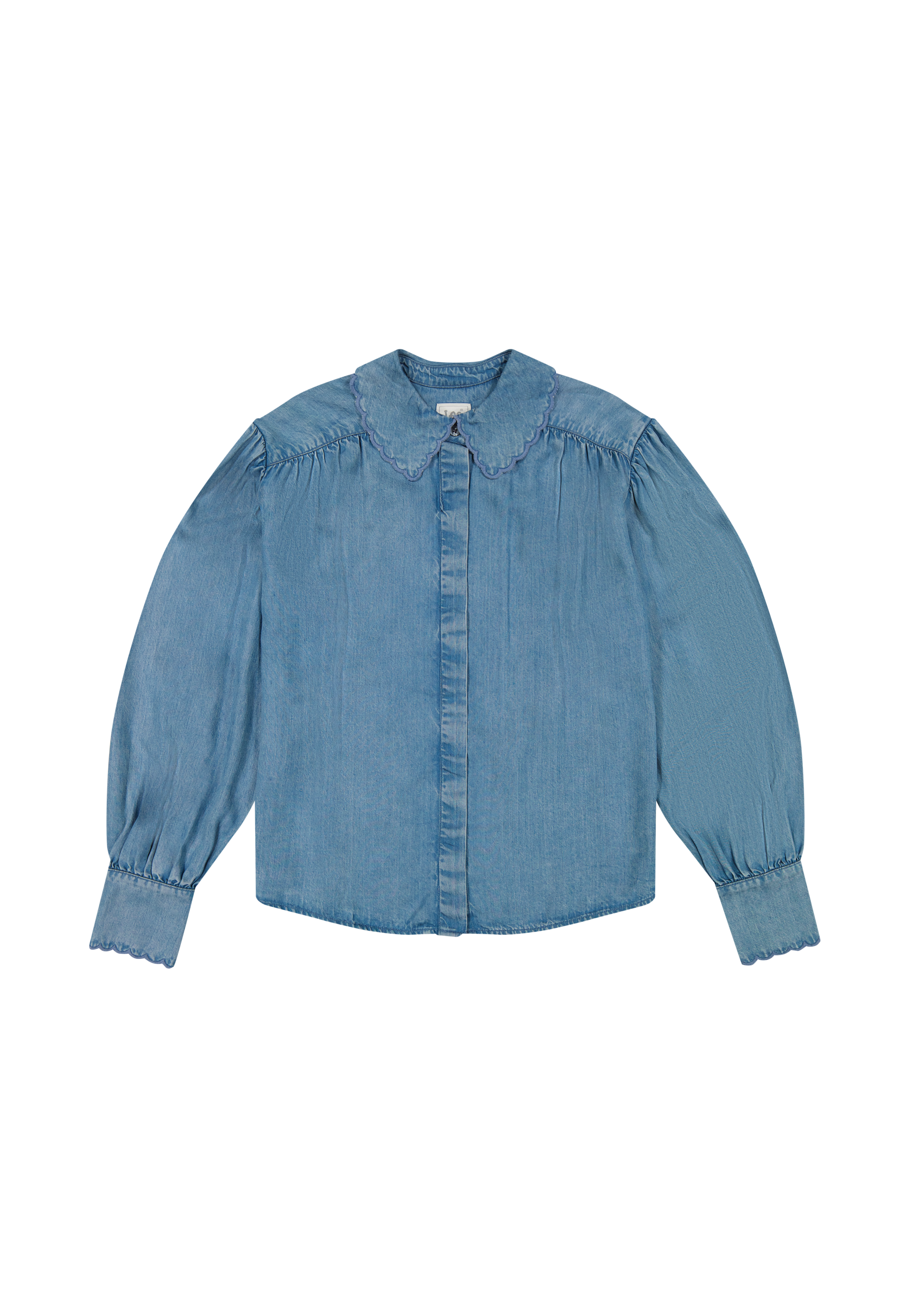 Statement Collar Shirt in Indigo Rum Hemden Lee