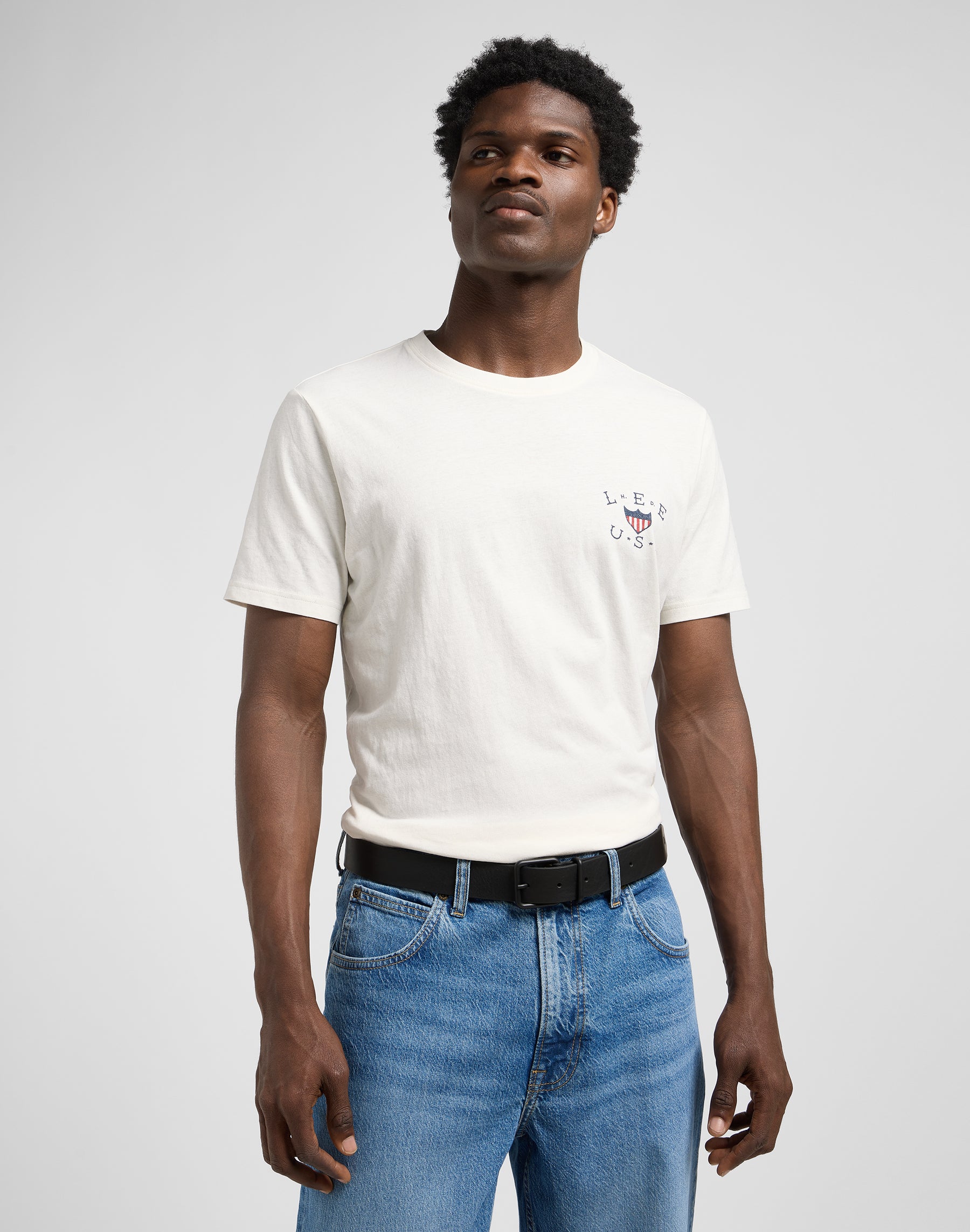 Casual Belt in Black Gürtel Lee