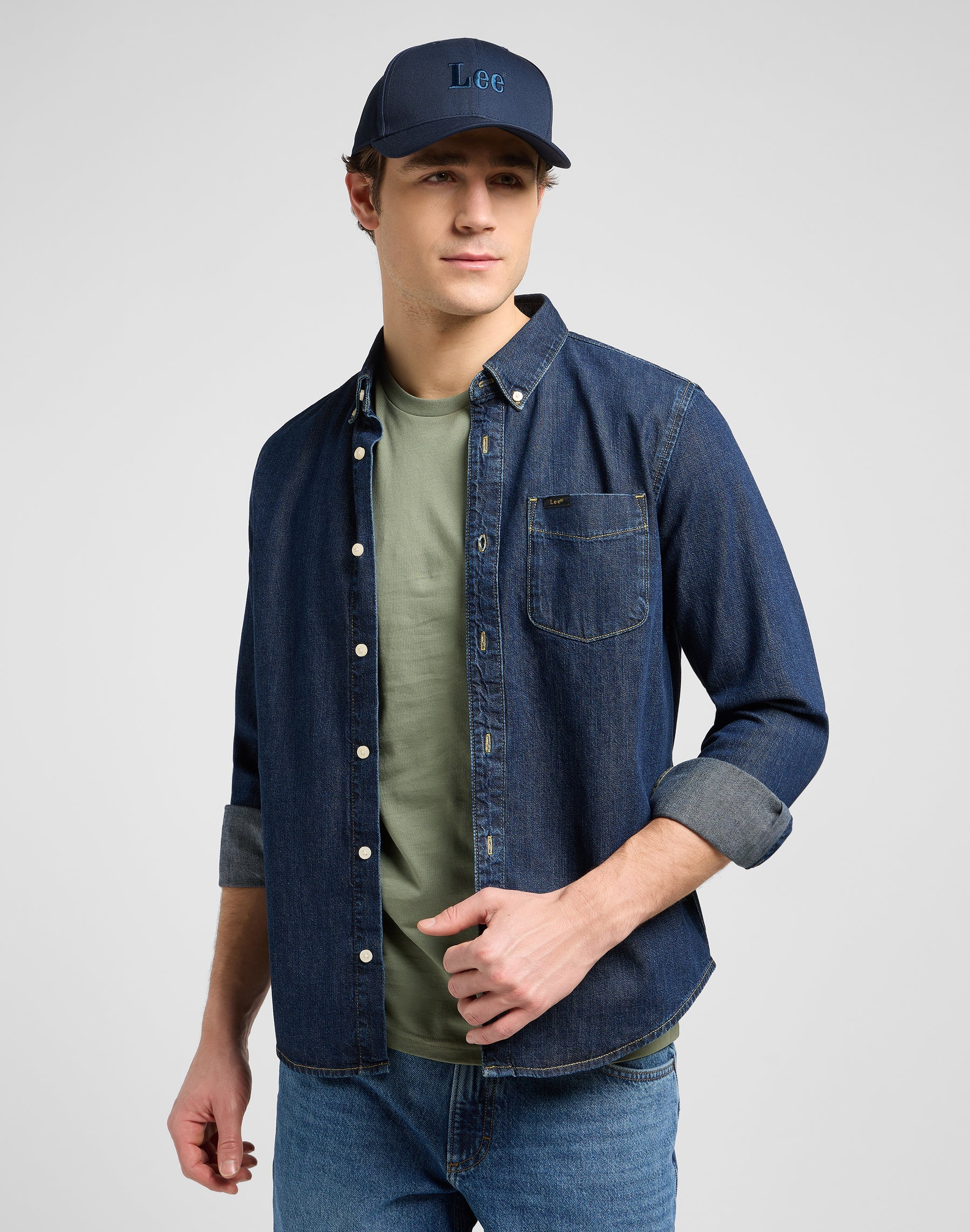 Lee Cap in Rivet Navy Caps Lee