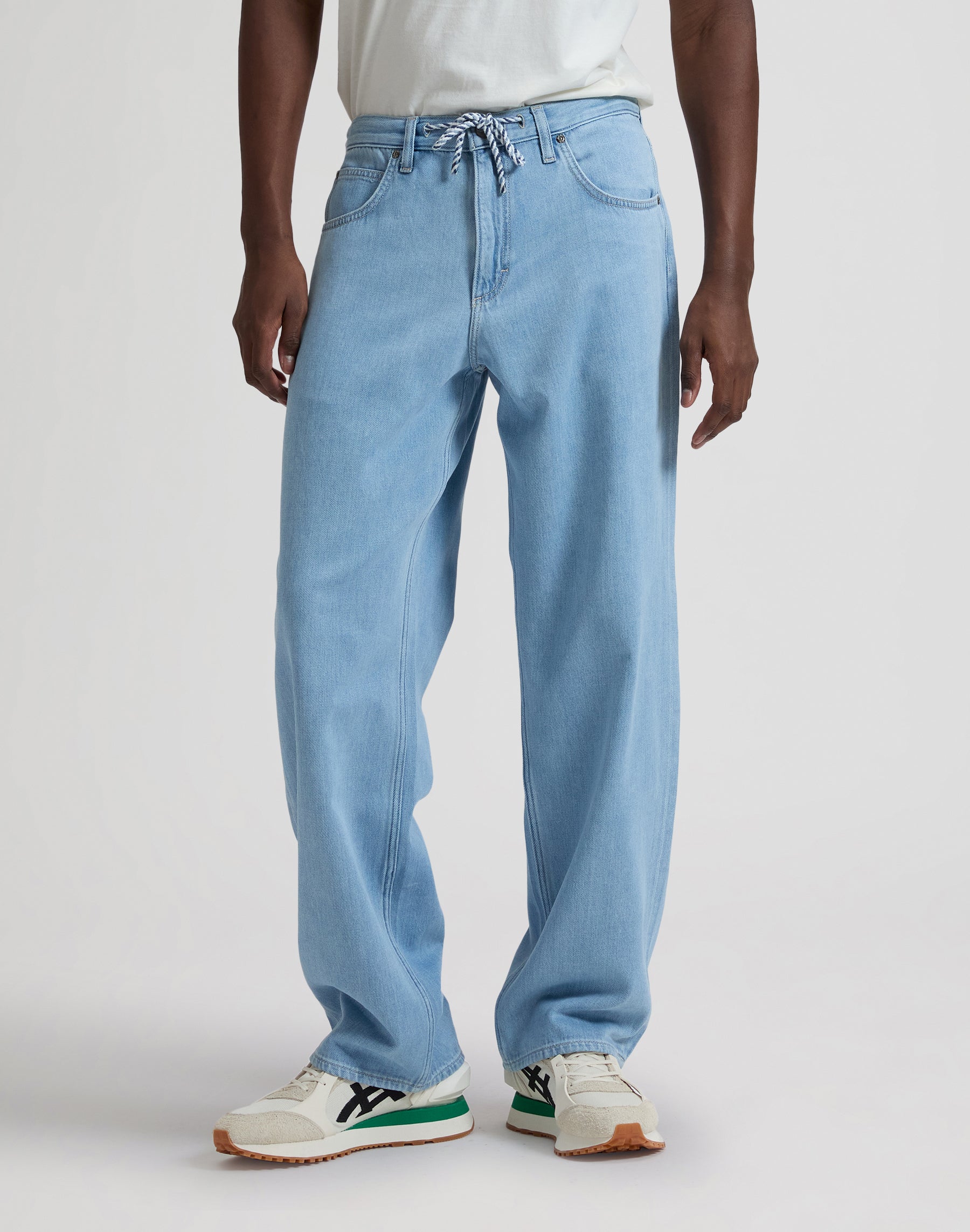 Henry Baggy Drawstring in Light Stone Jeans Lee