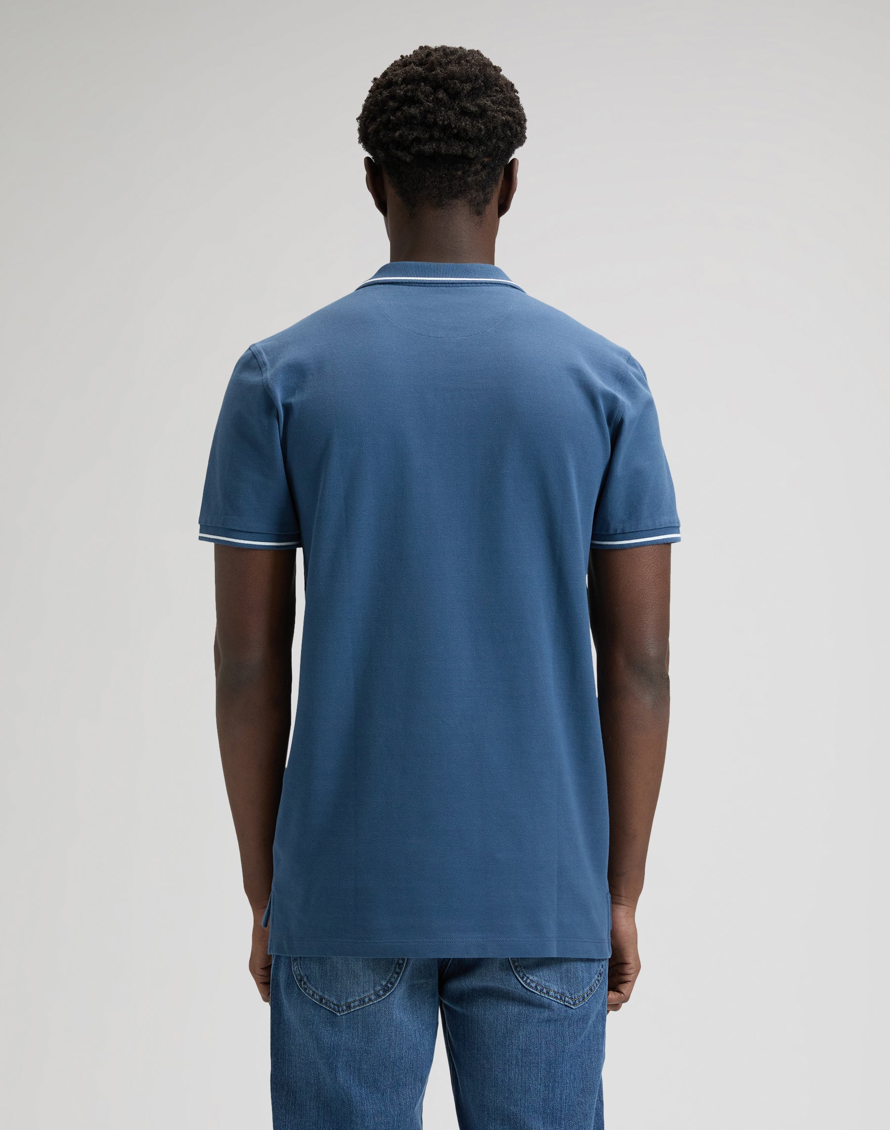 Pique Polo in Academy Blue T-Shirts Lee