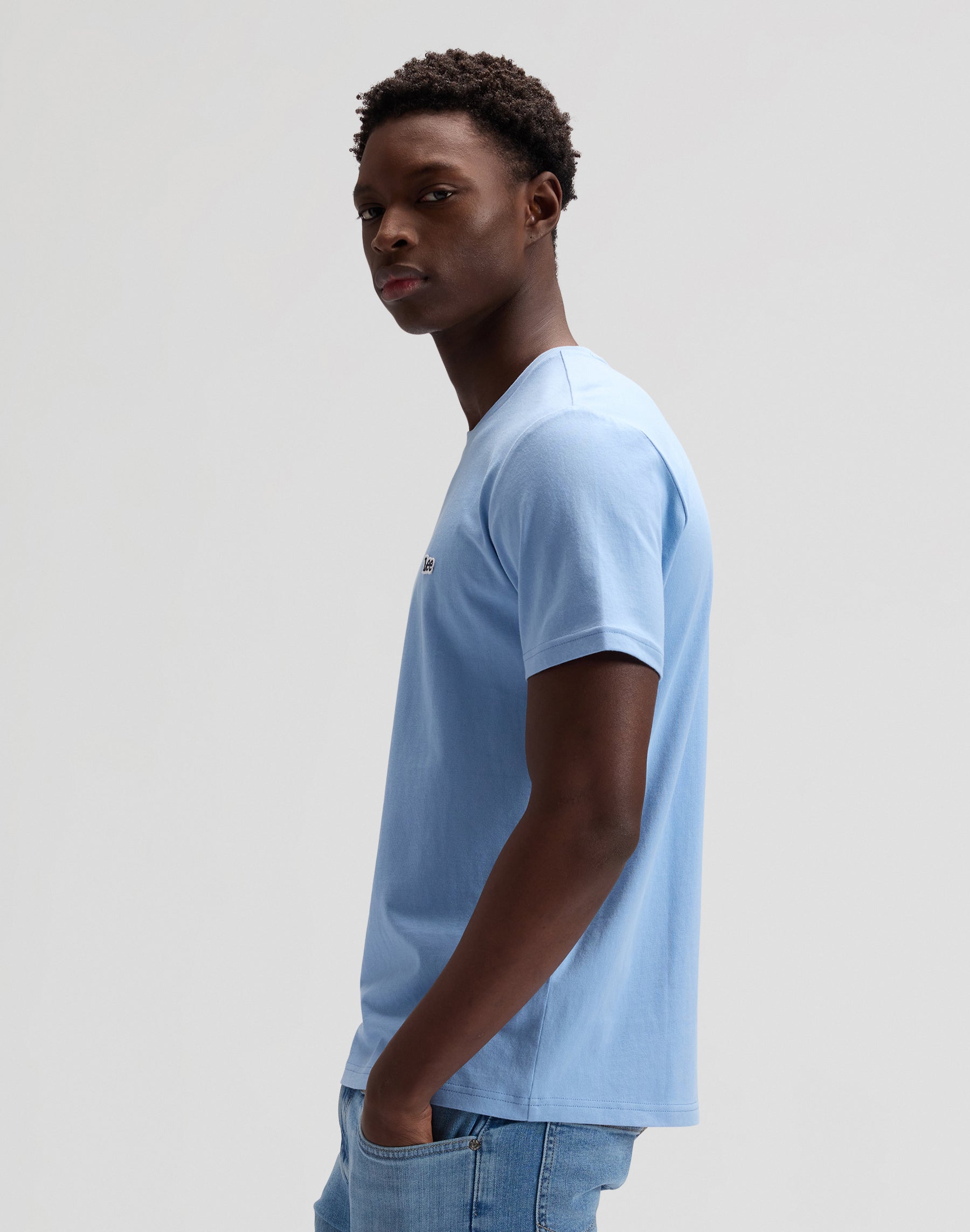 Ss Patch Logo Tee in Halogen