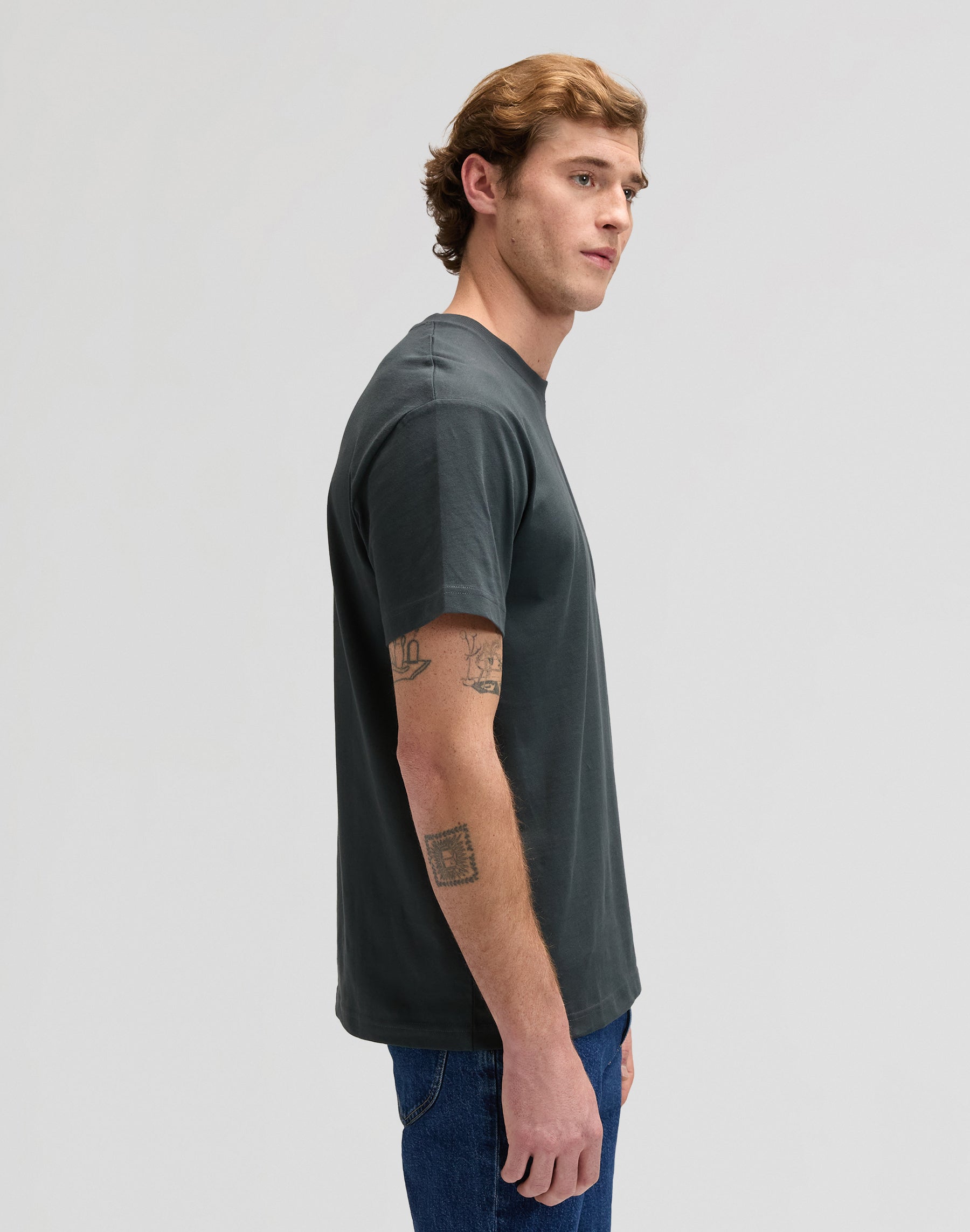 Lee Flag Tee in Washed Black T-Shirts Lee