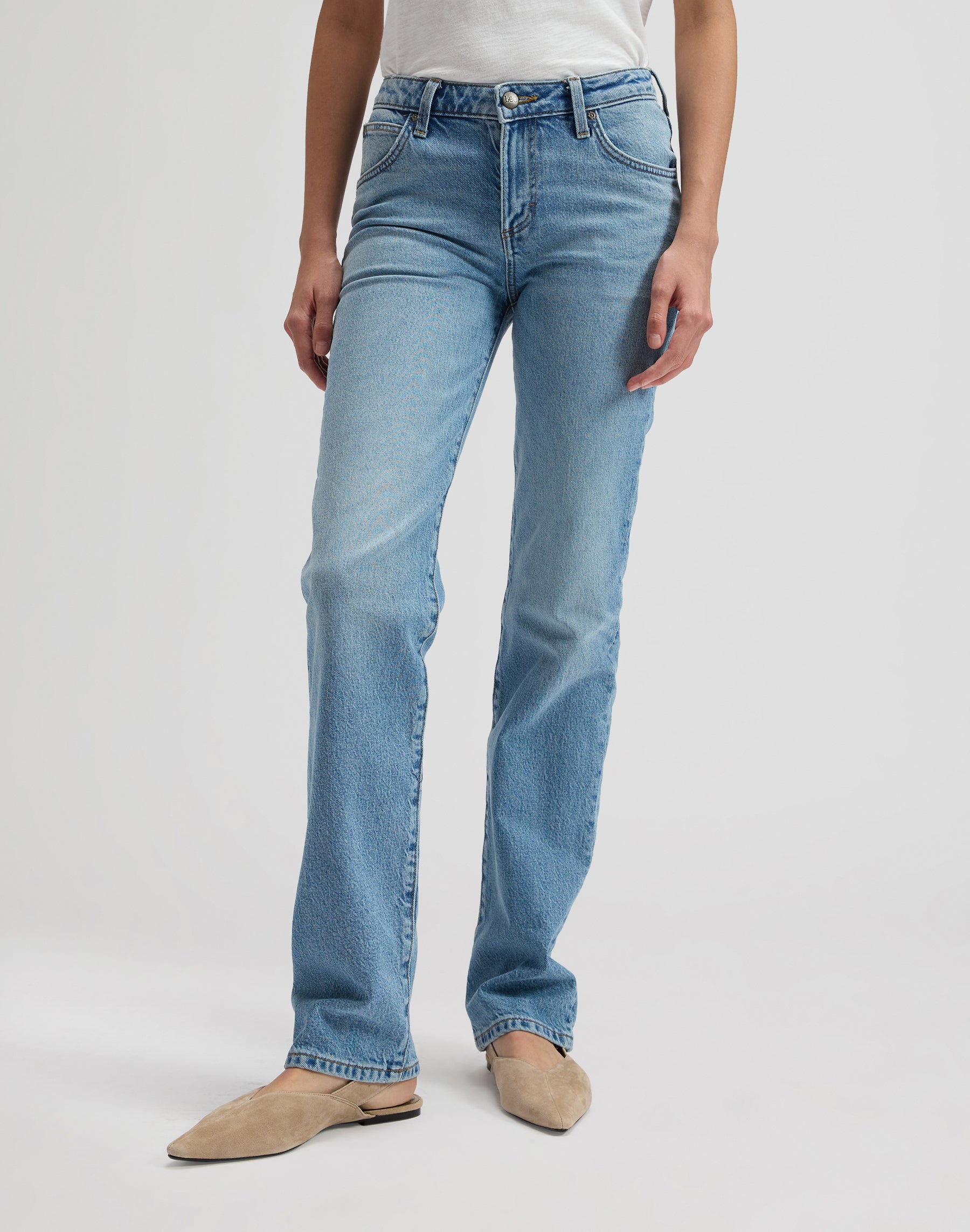 London in Blue Koi Jeans Lee