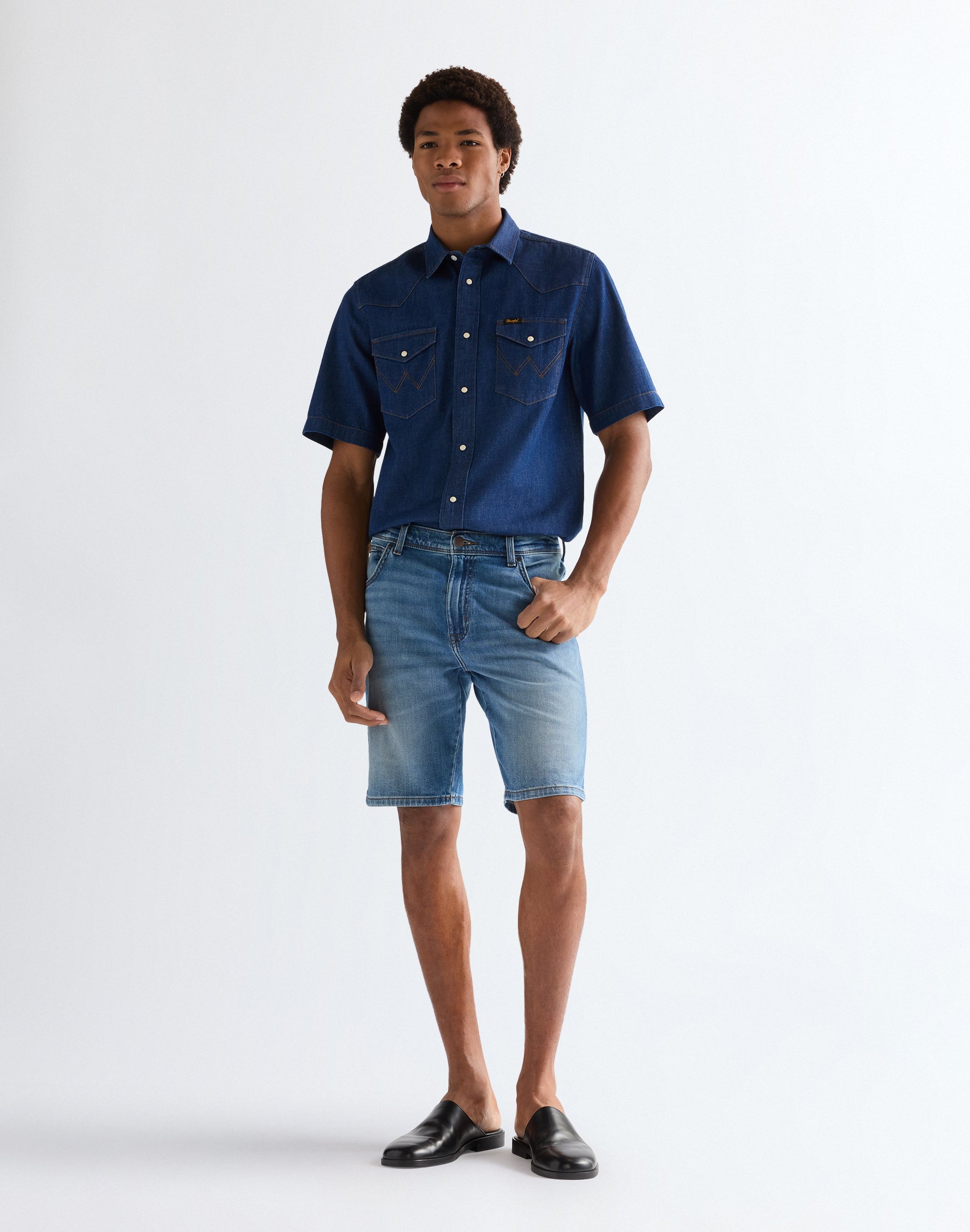 Texas Shorts in Harbor Blue Jeansshorts Wrangler