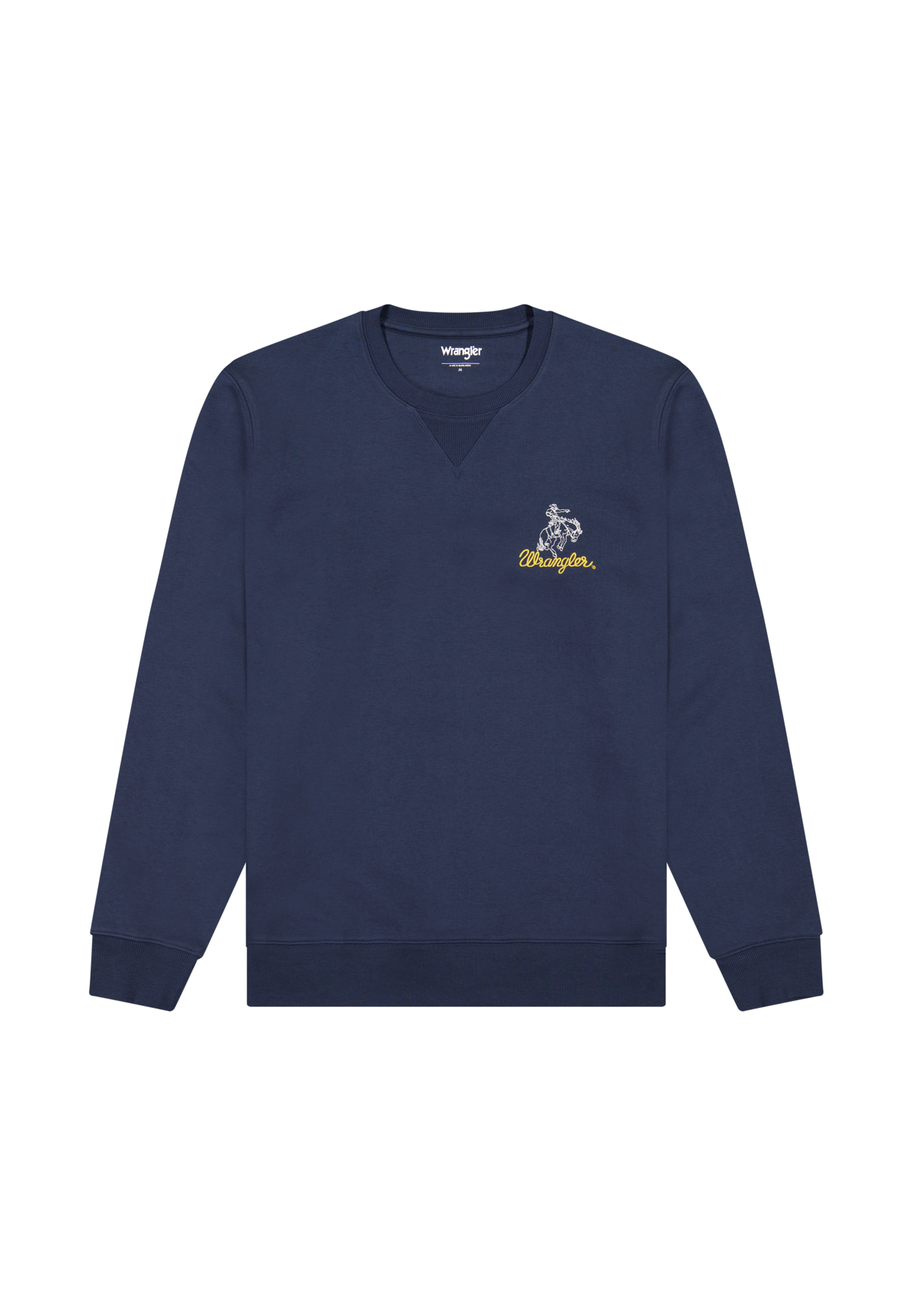 Embroidery Crew in Navy Sweatshirts Wrangler