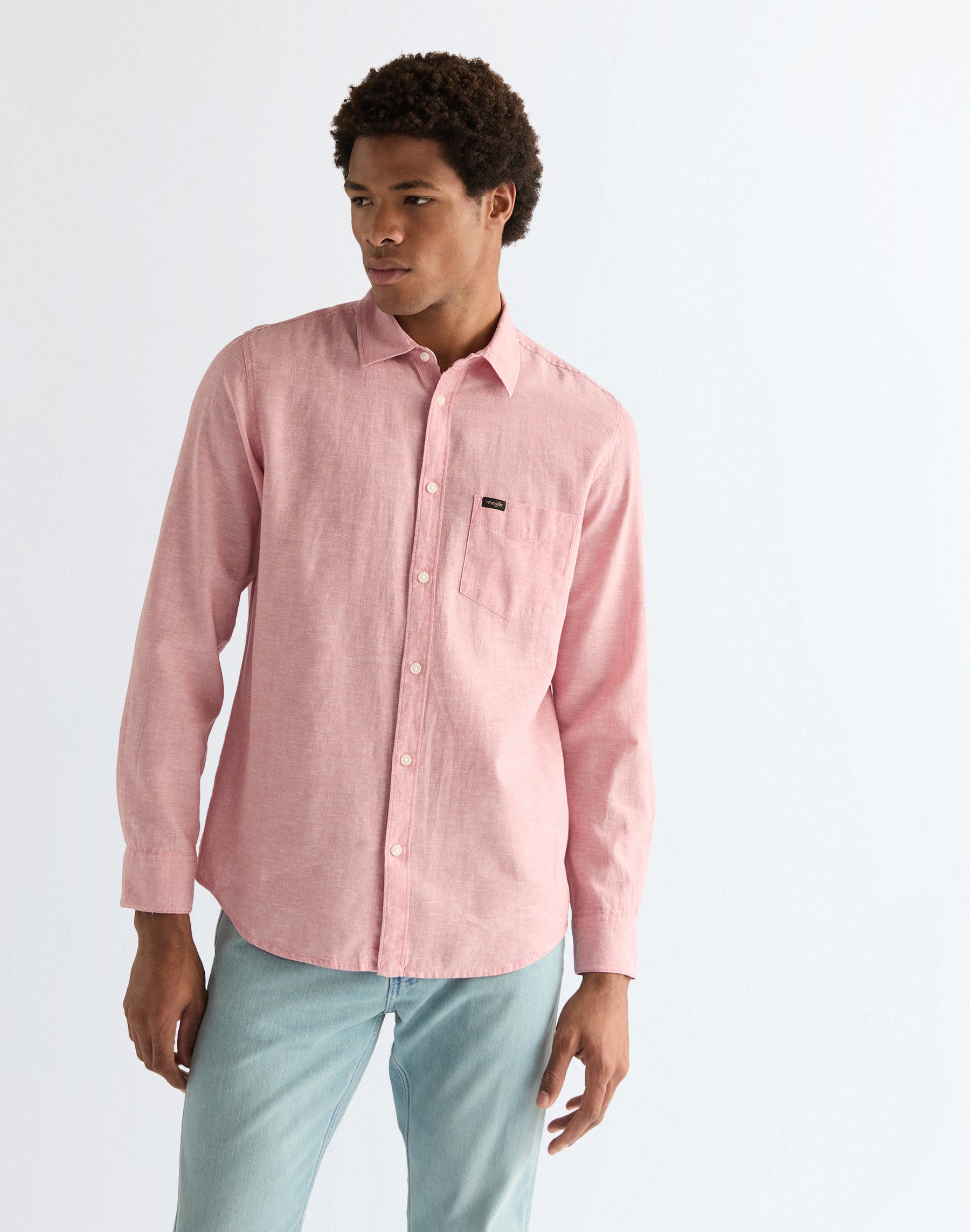 1 Pocket Shirt in Dusty Rose Hemden Wrangler