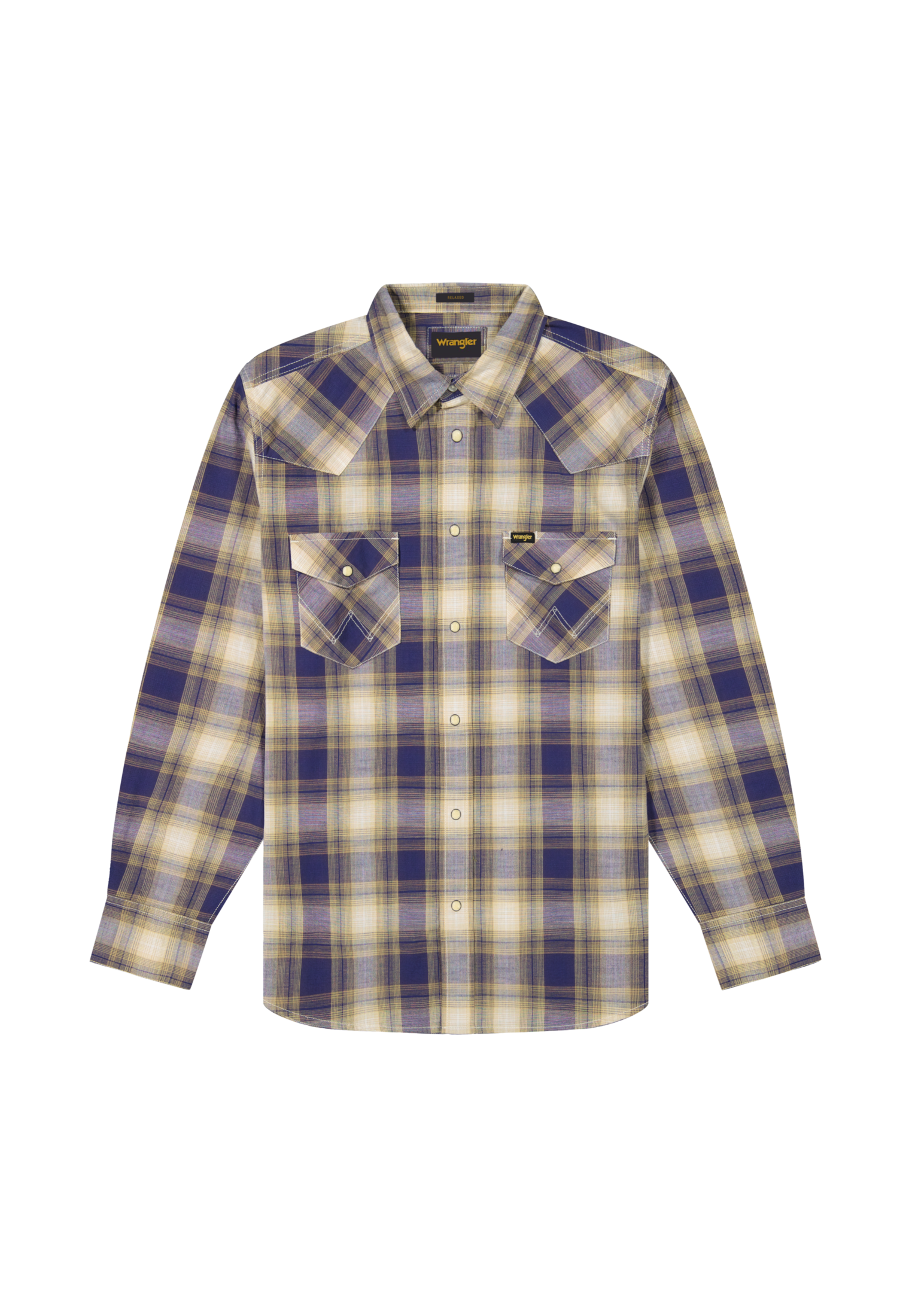 Western Indigo Shirt in Mood Indigo Hemden Wrangler