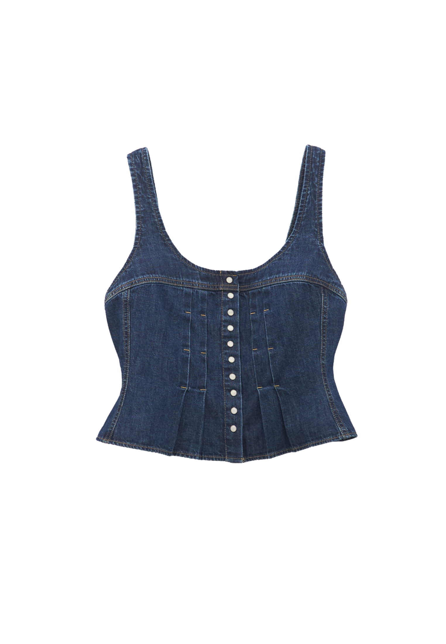 Pleated Corset Top in Lone Rider T-Shirts Wrangler