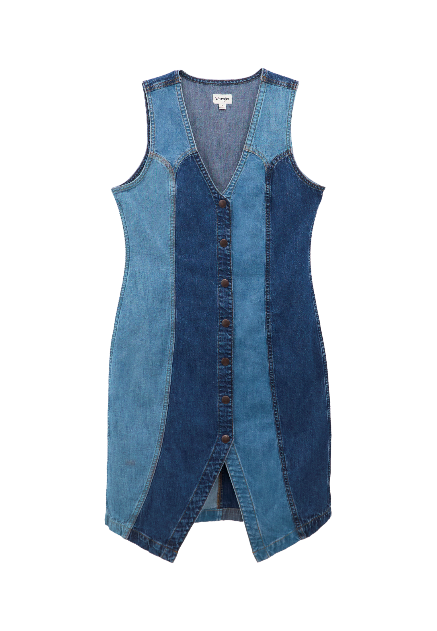 Vest Dress in Patchwork Kleider Wrangler