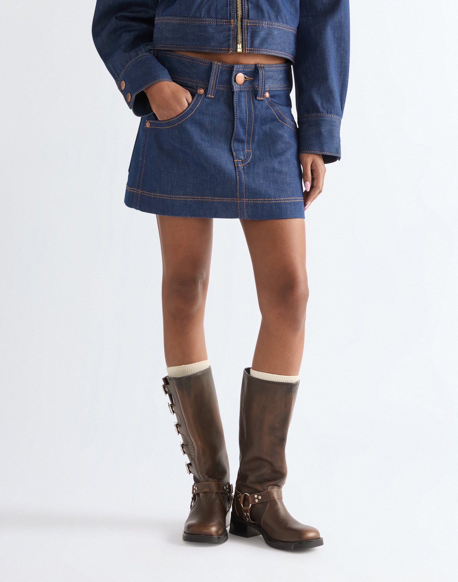 Super Wrangler Skirt in Raw Röcke Wrangler