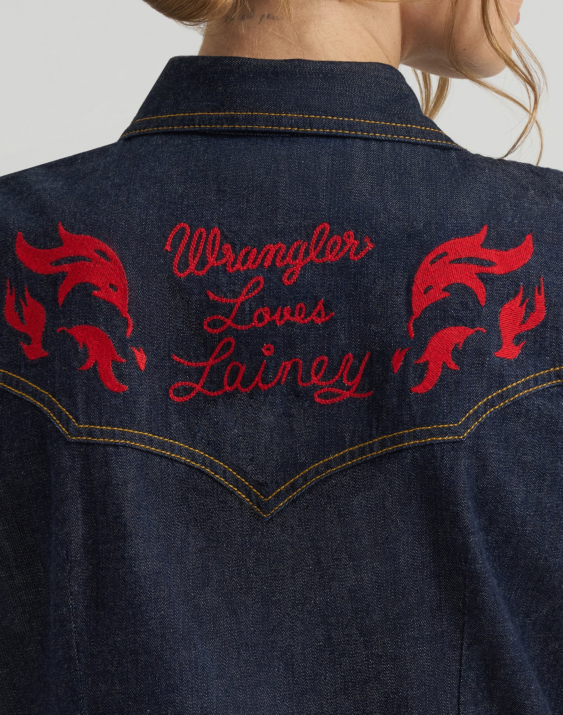 Sleeveless Shirt in Rinse Hemden Wrangler