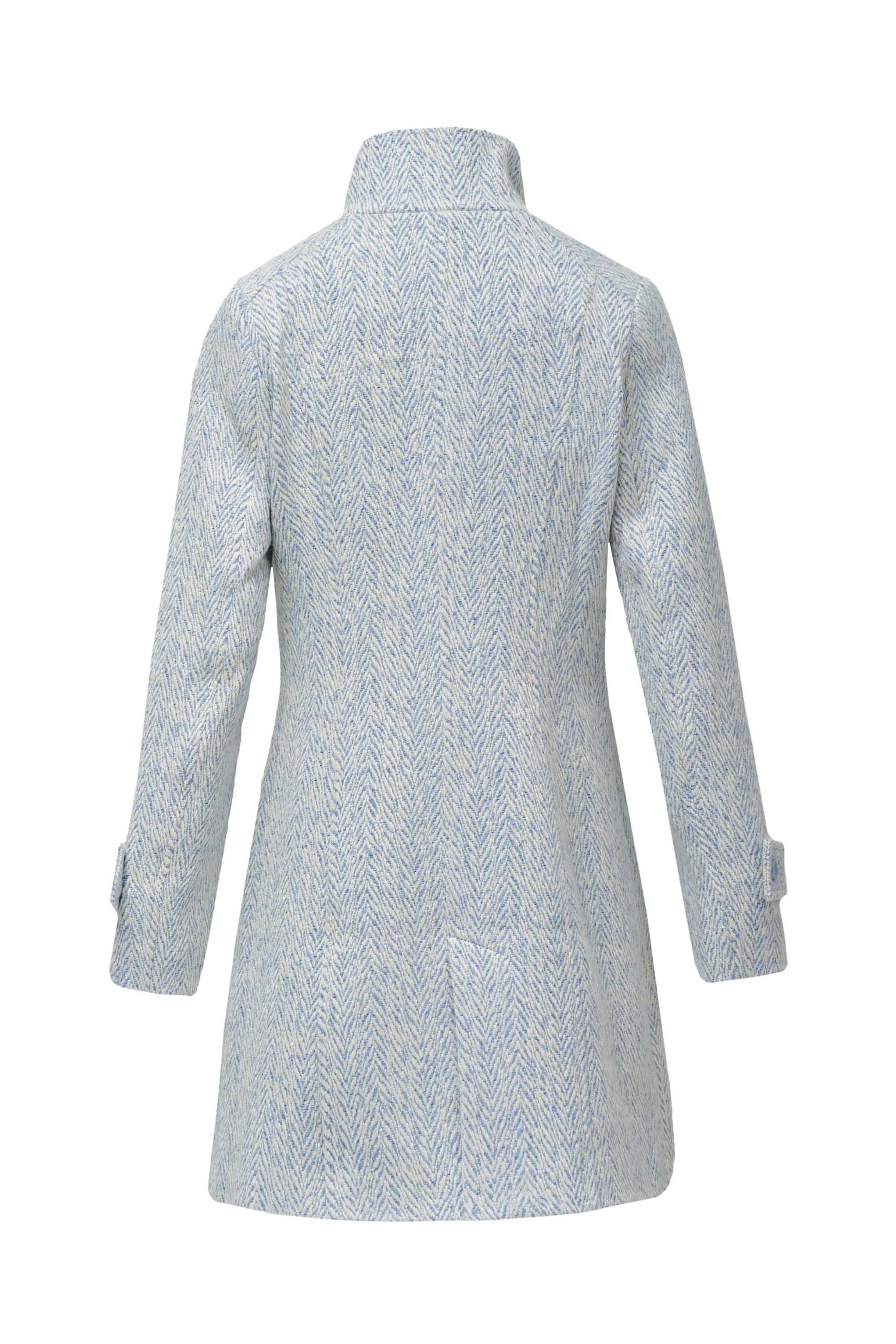 Grace Long Woolen Coat in Light Blue V1 Jacken Salsa Jeans