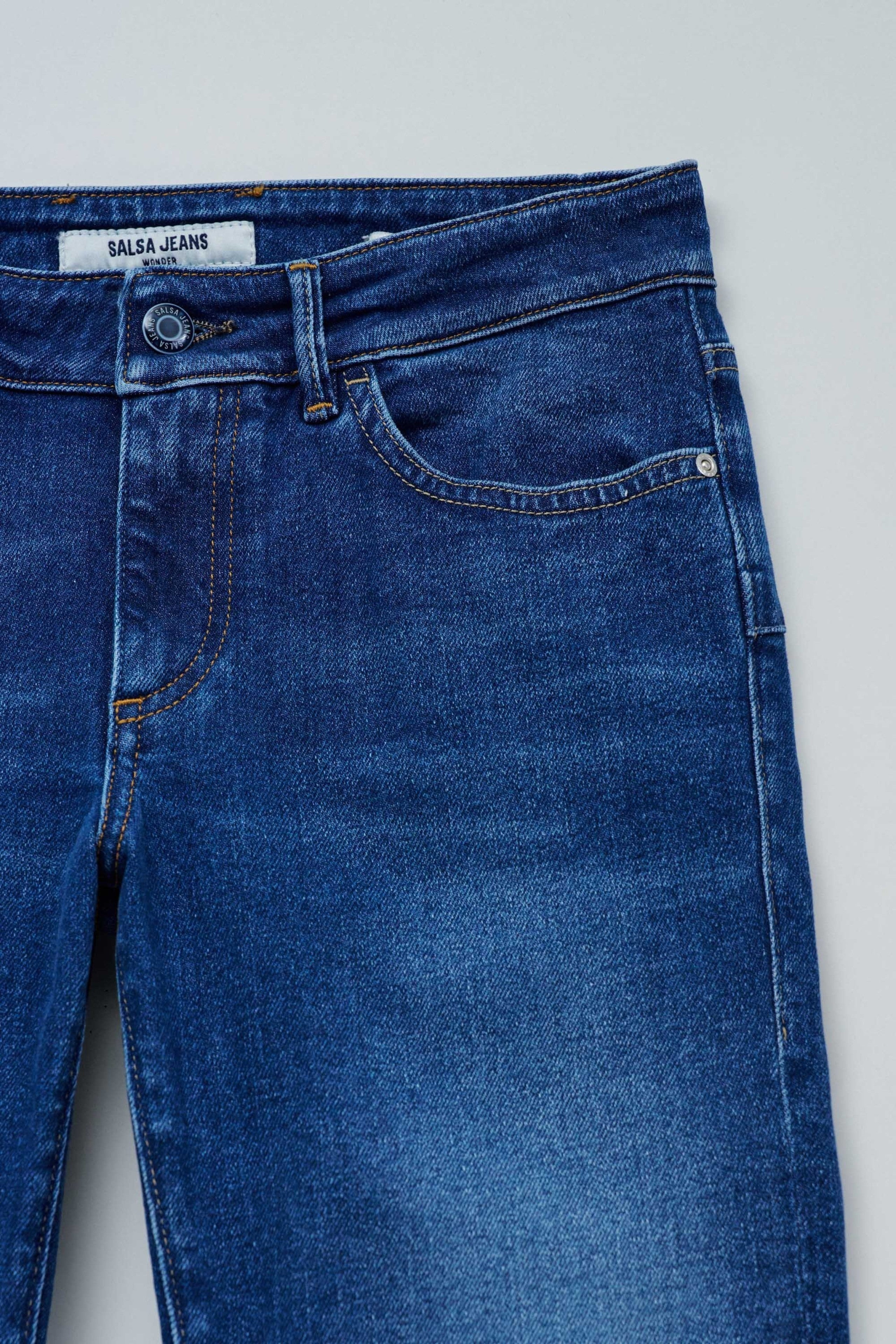 Wonder Bootcut Back Pockets in Medium Light Jeans Salsa Jeans