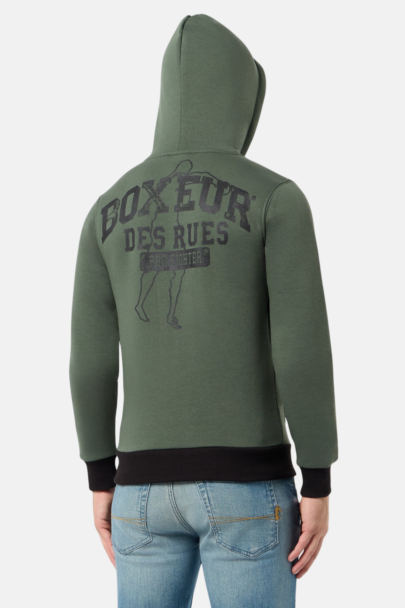 Hooded Sweatshirt in Sage