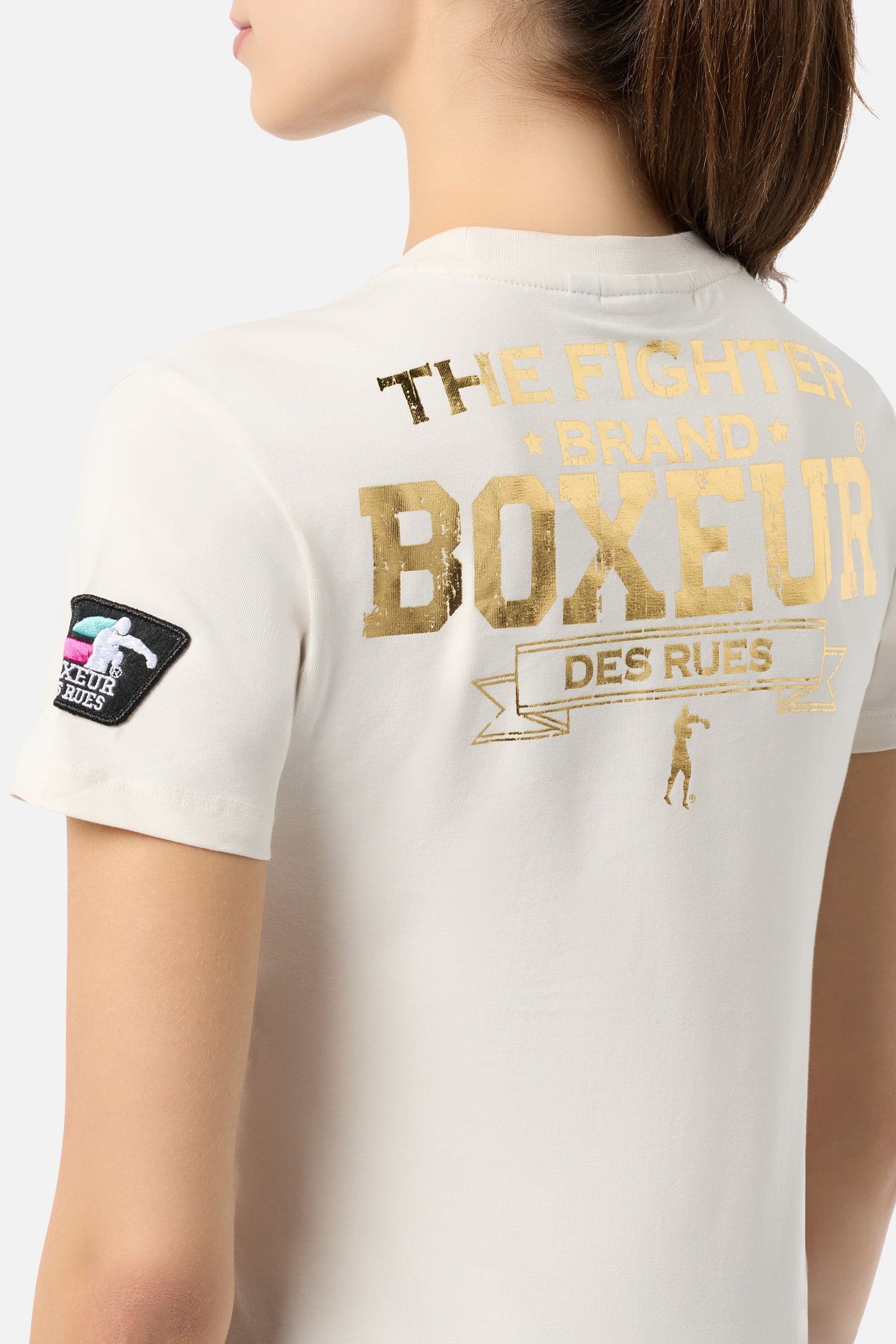 Iconic Logo T-Shirt in Butter T-Shirts Boxeur des Rues