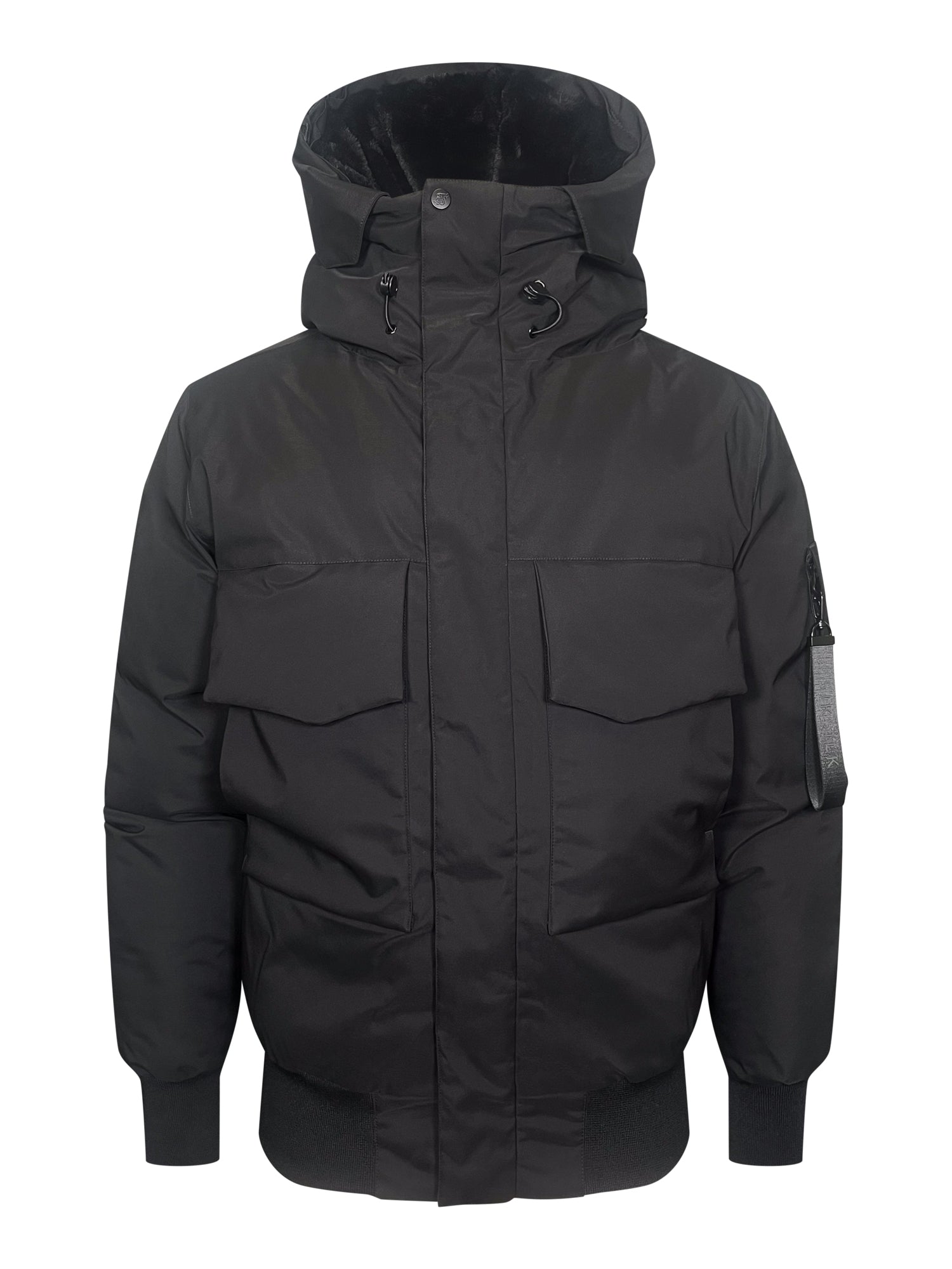 Parka in Black Jacken SikSilk