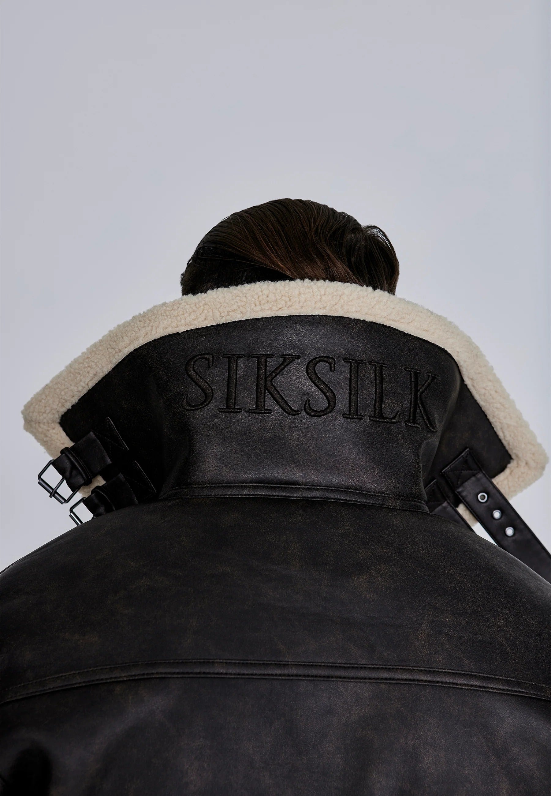 Aviator Jacket in Brown