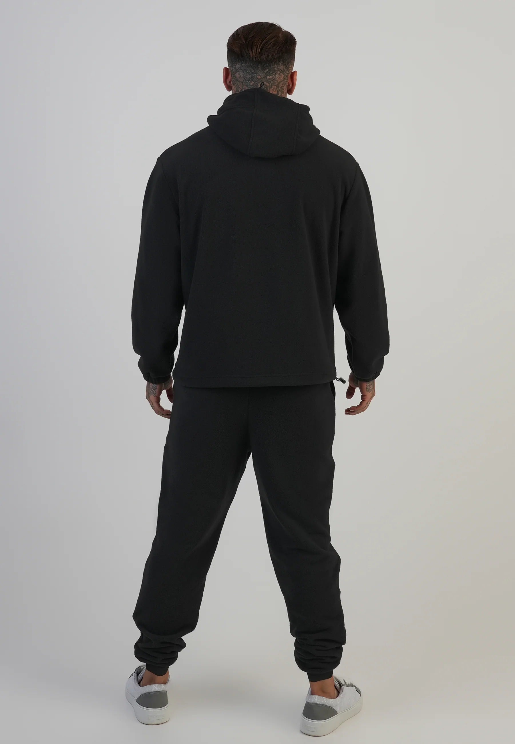 Polar Fleece Joggers in Black