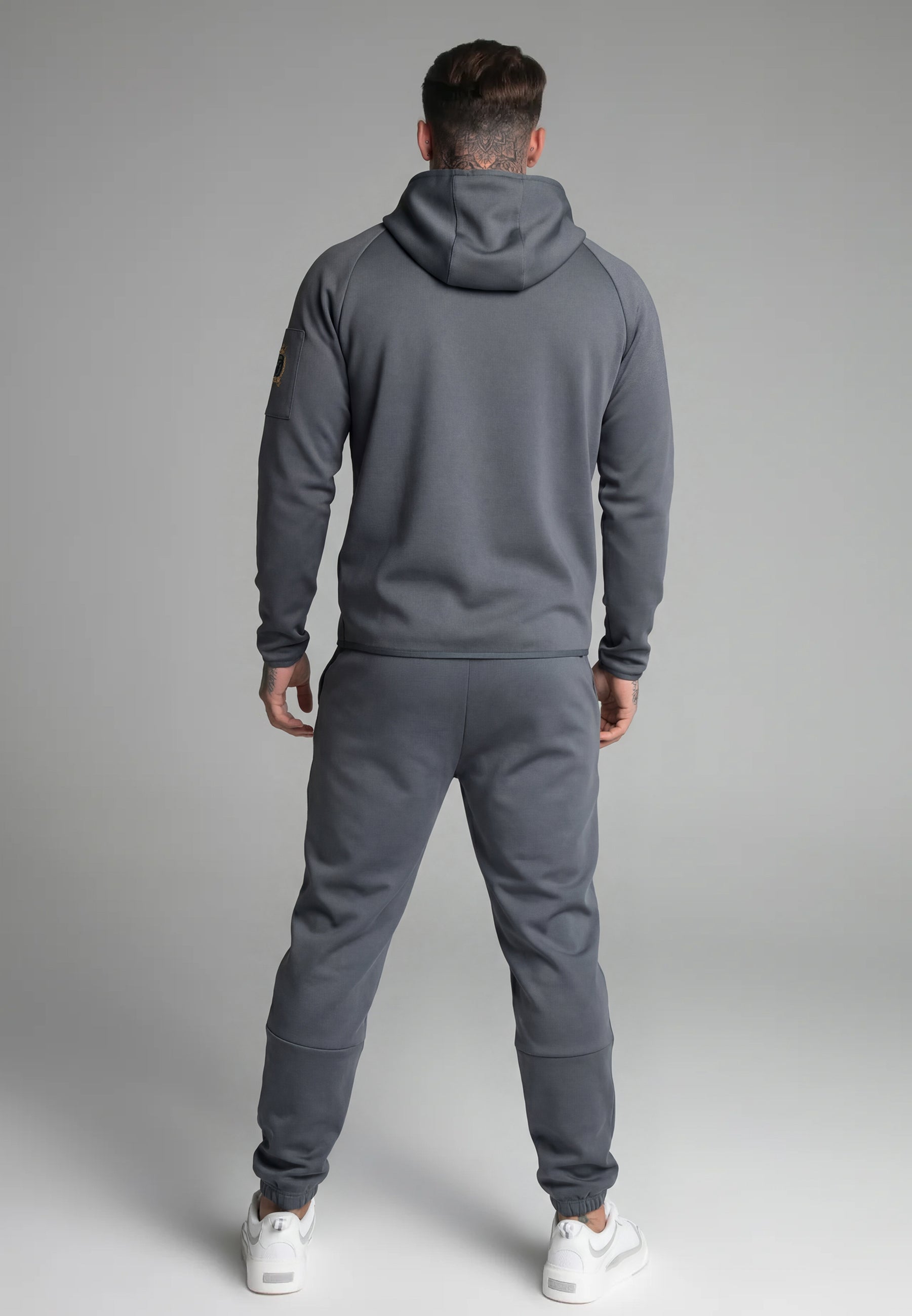 Full Zip Hoodie in Grey