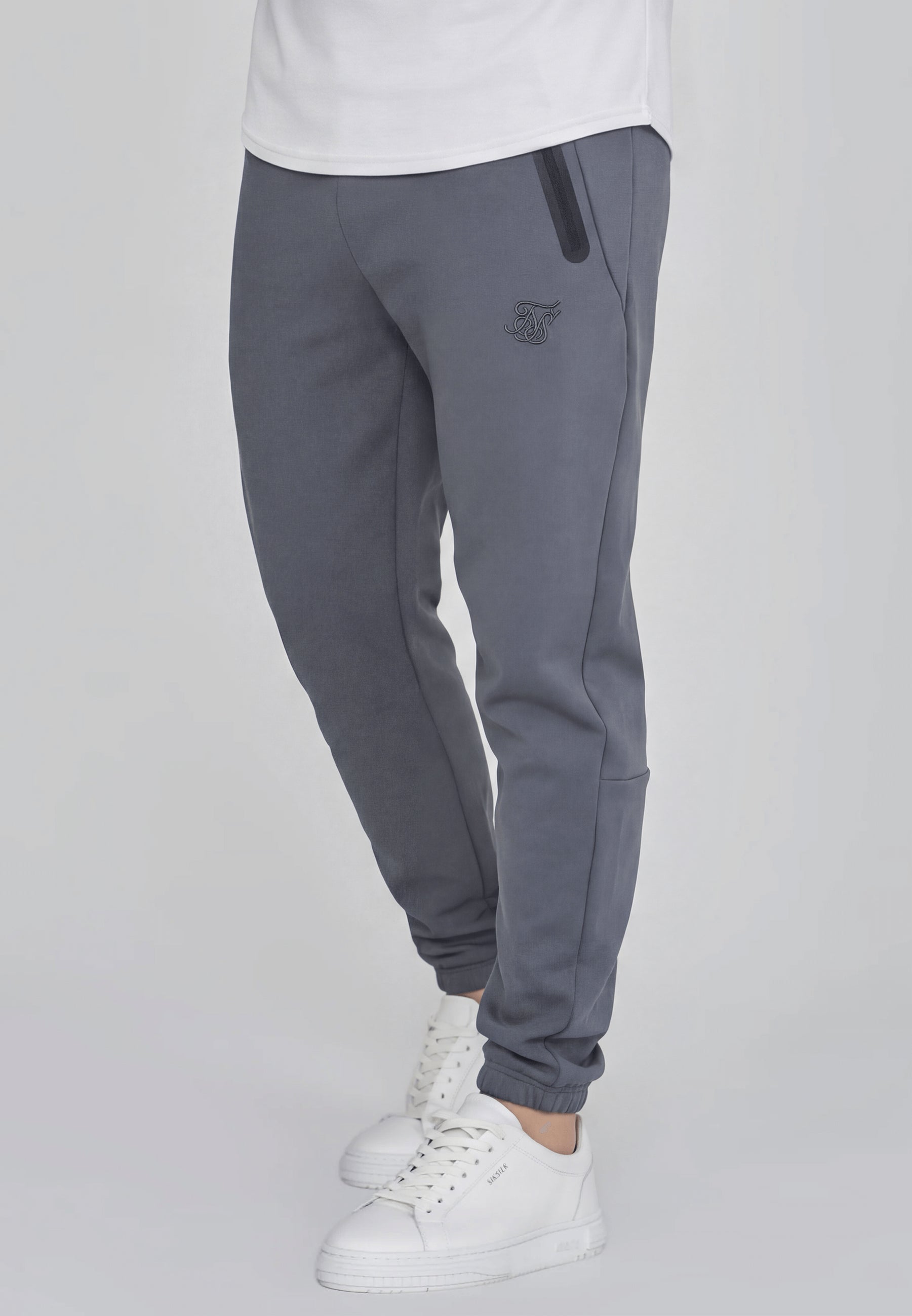 Tapered Joggers in Grey