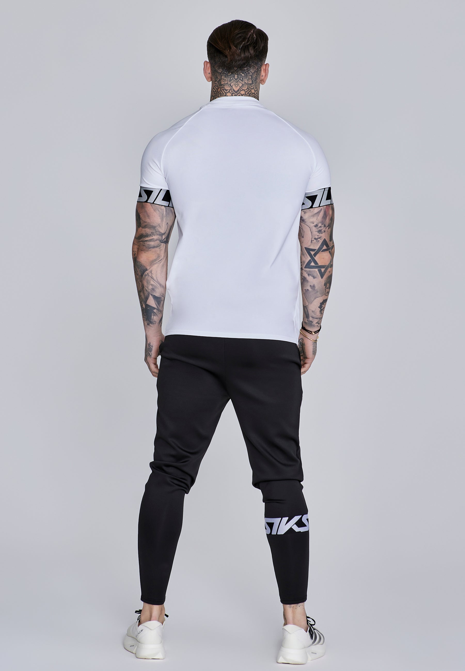 Tech T-Shirt in White T-Shirts SikSilk