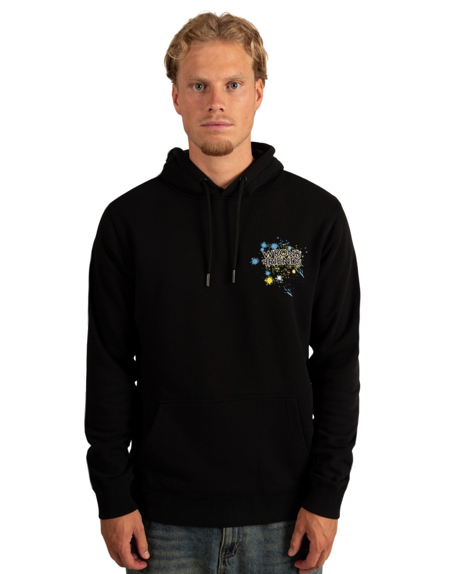 Hays Hoodie in Black Kapuzenpullover Wrong Friends