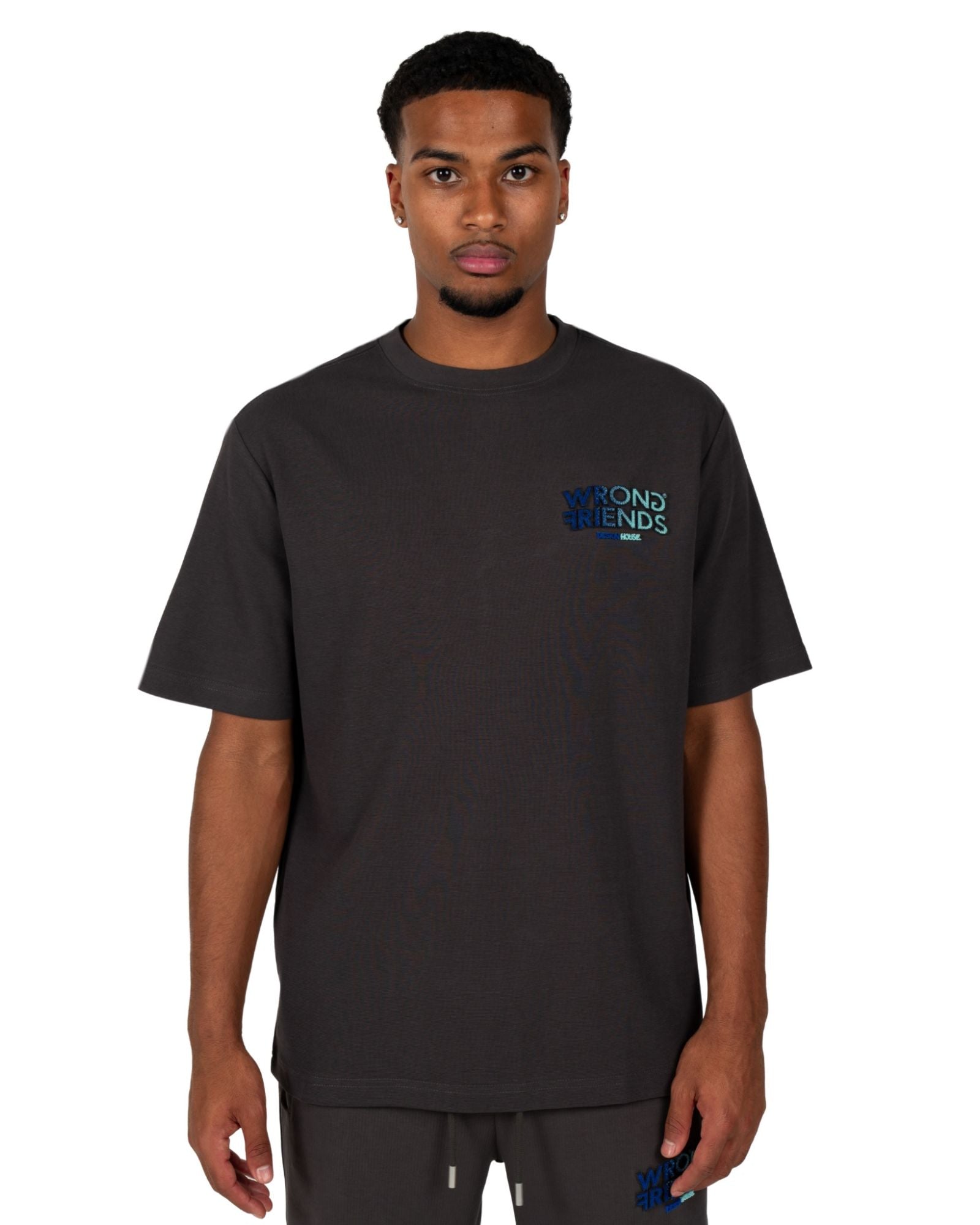 Simi Valley T-Shirt in Grey/Blue T-Shirts Wrong Friends