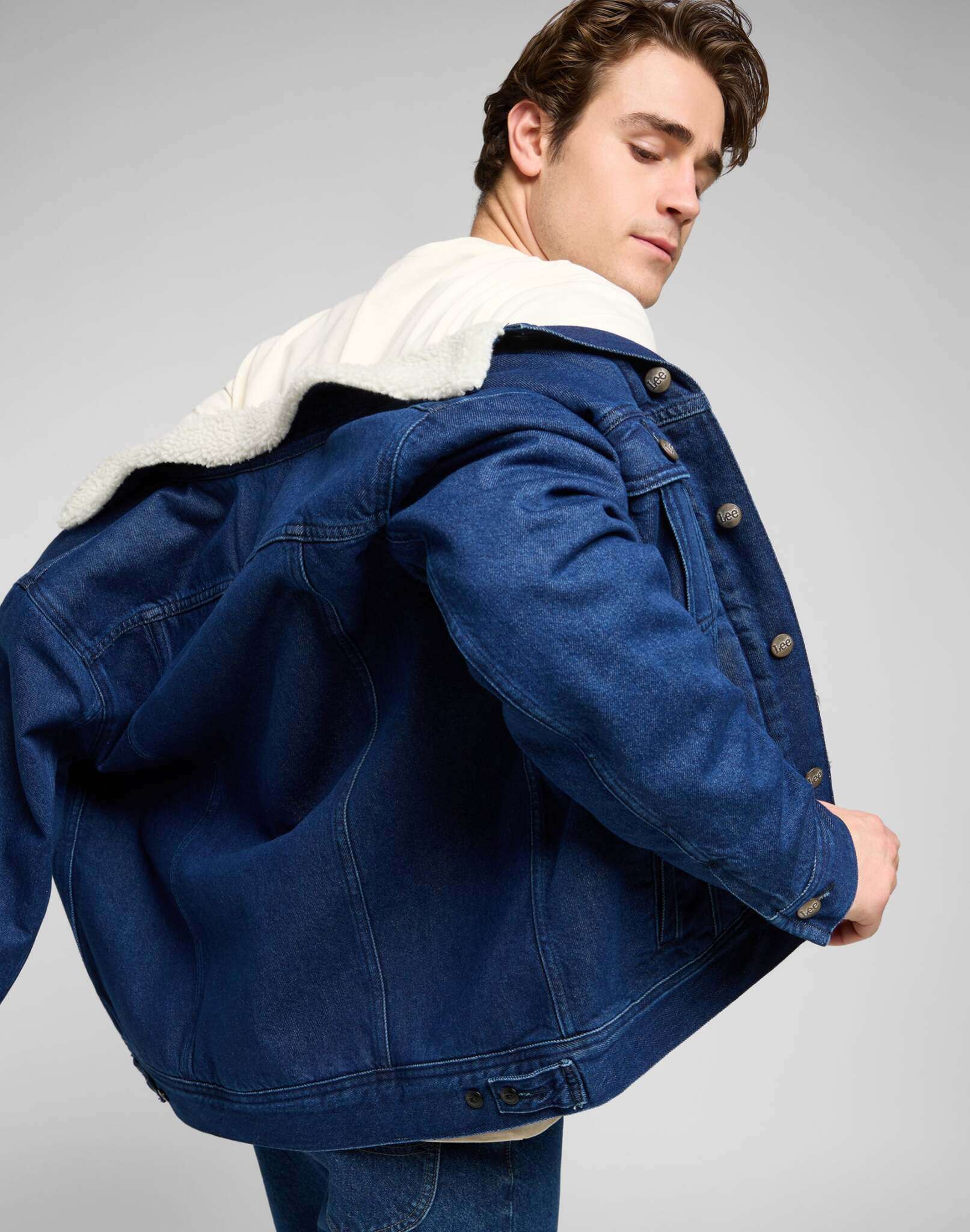 Sherpa Jacket in Save It Jacken Lee