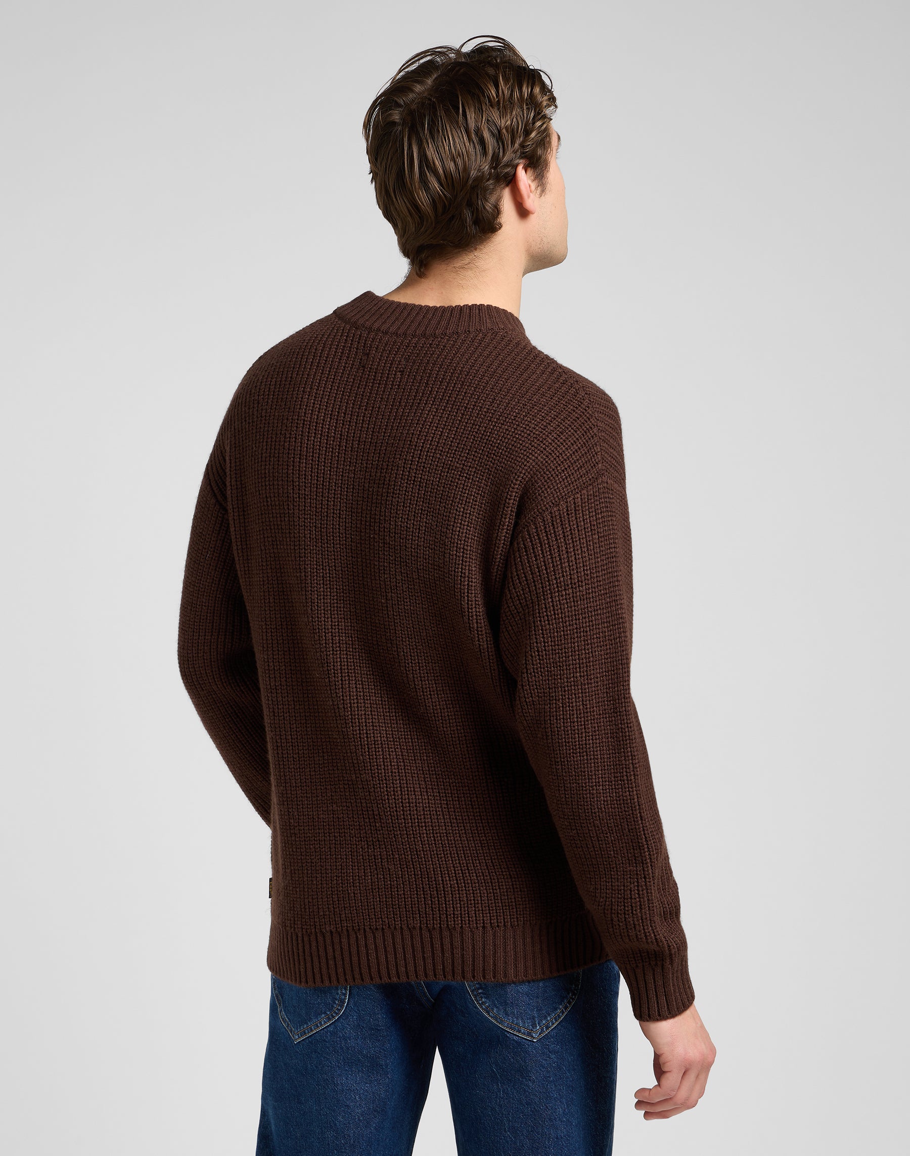 Chunky Crew Neck in Arabica Pullover Lee