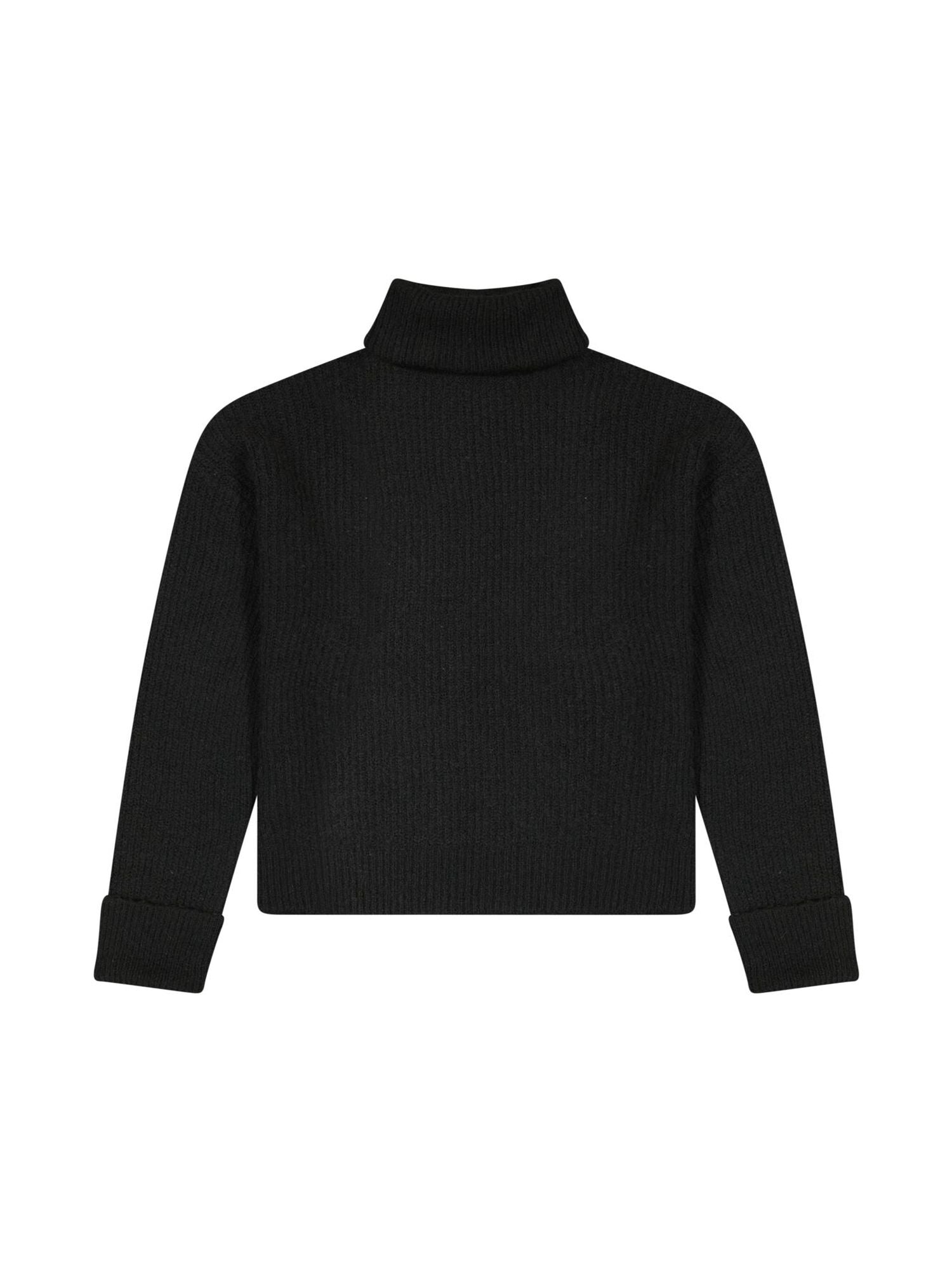 Wide Cuff Turtle Neck in Unionall Black Pullover Lee