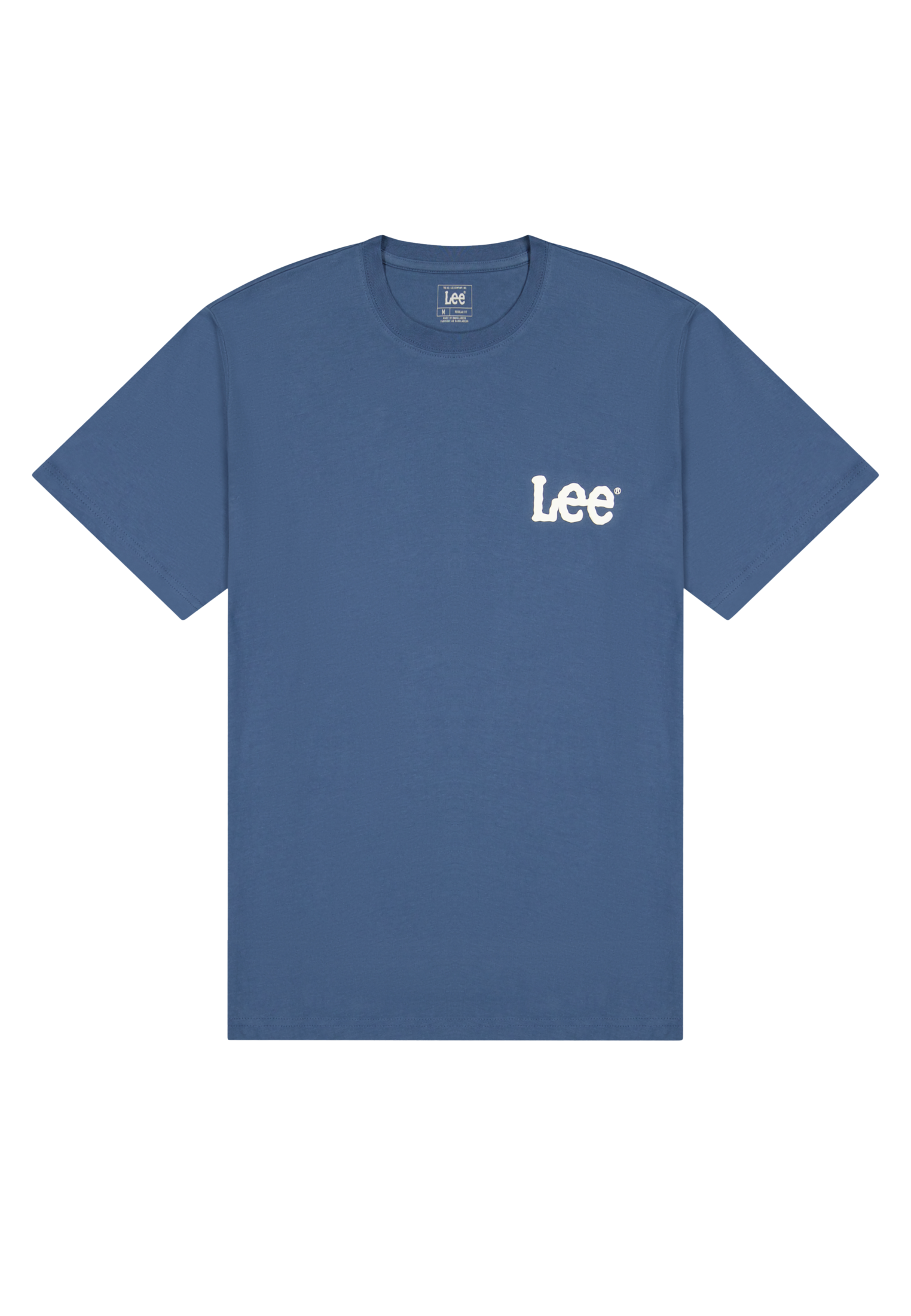 Ss Small Logo Tee in Academy Blue