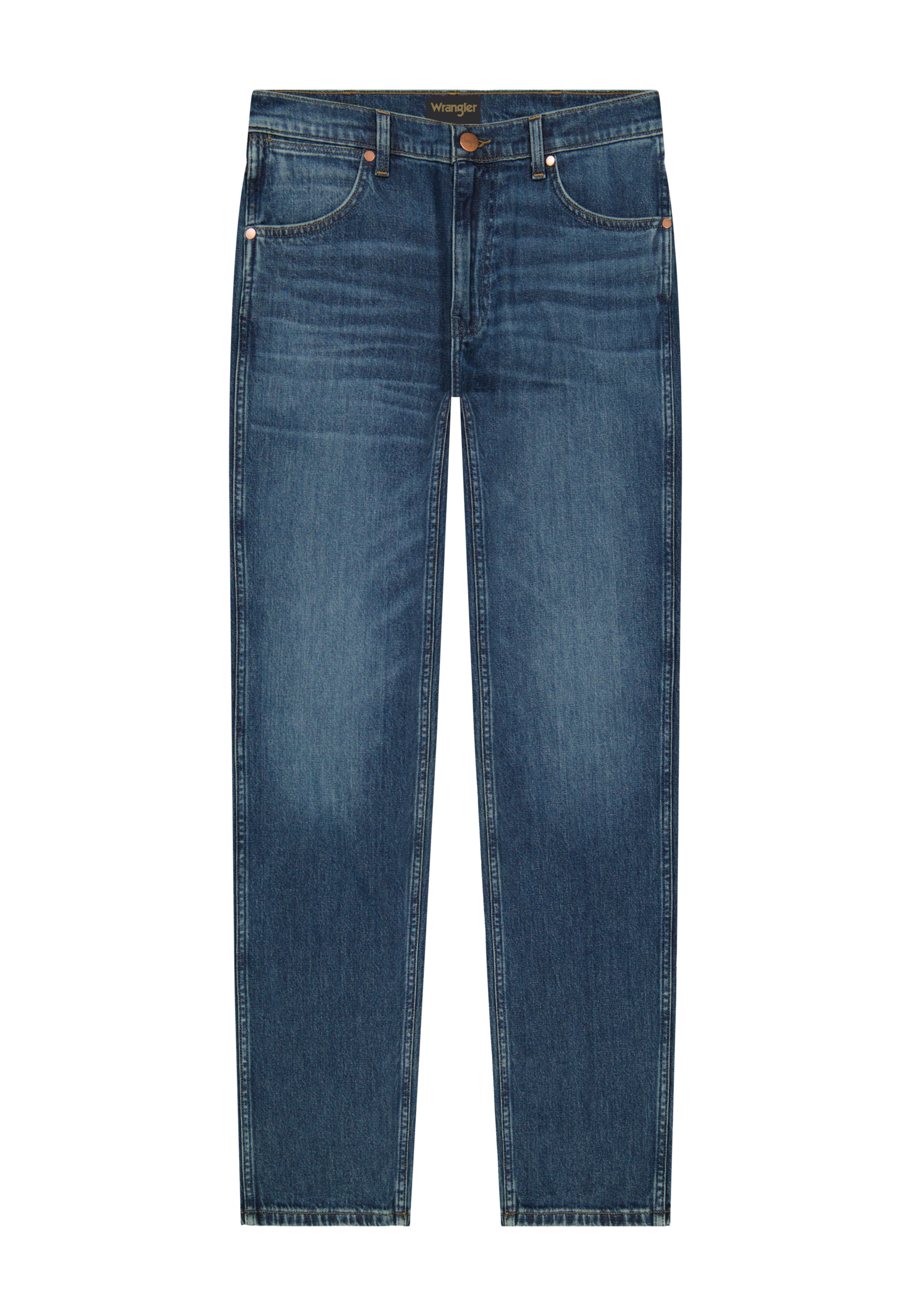 Greensboro in Stormforge Blue Jeans Wrangler