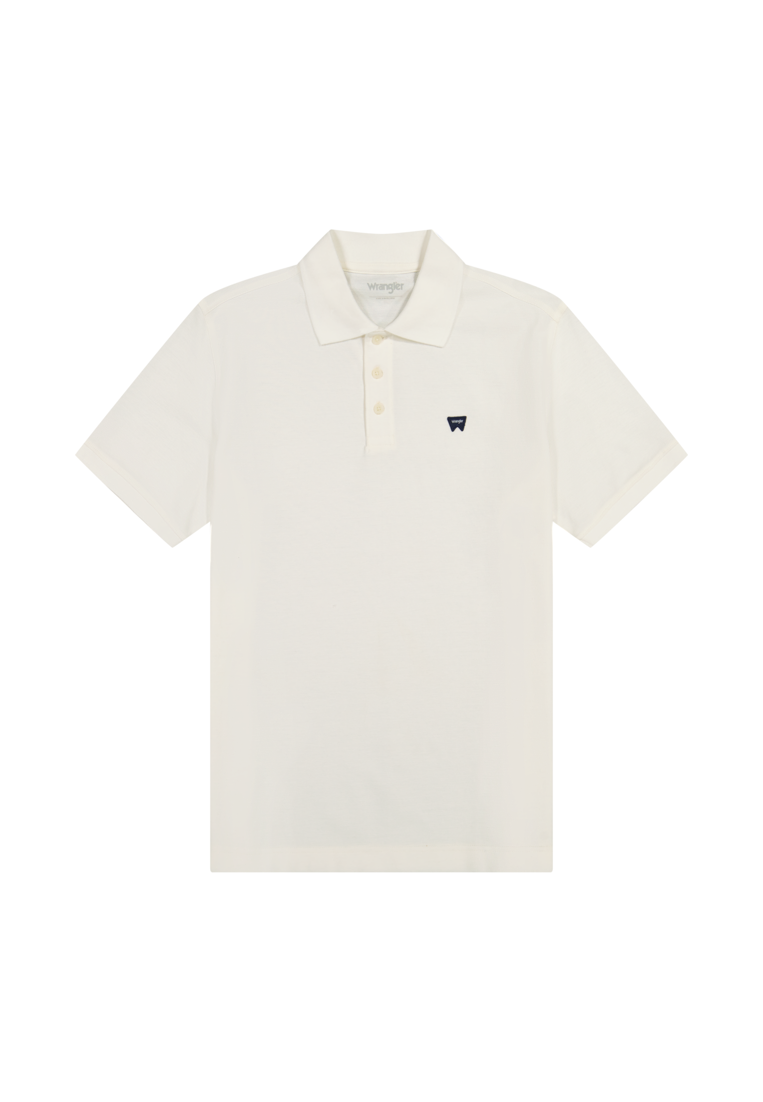 Polo Shirt in Worn White T-Shirts Wrangler