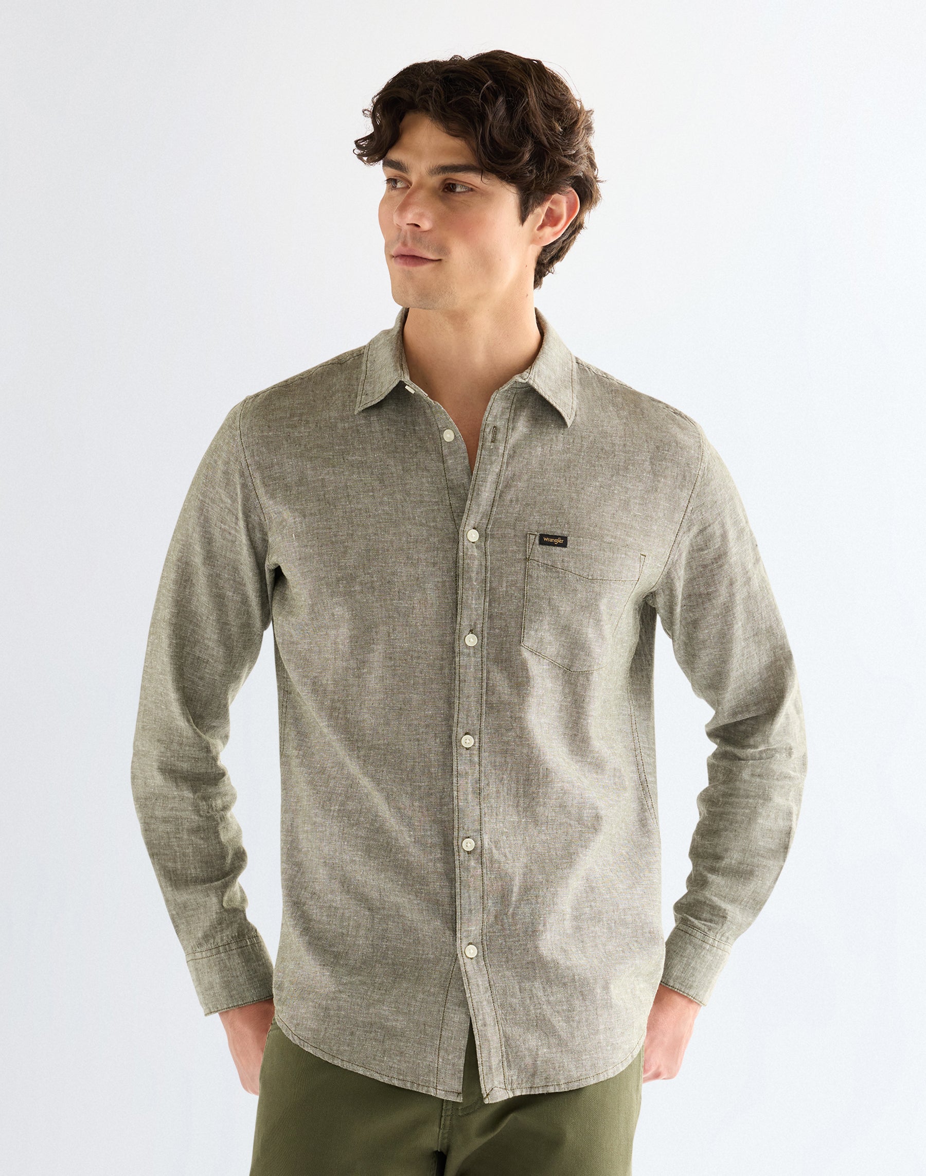 1 Pocket Shirt in Deep Depths Hemden Wrangler
