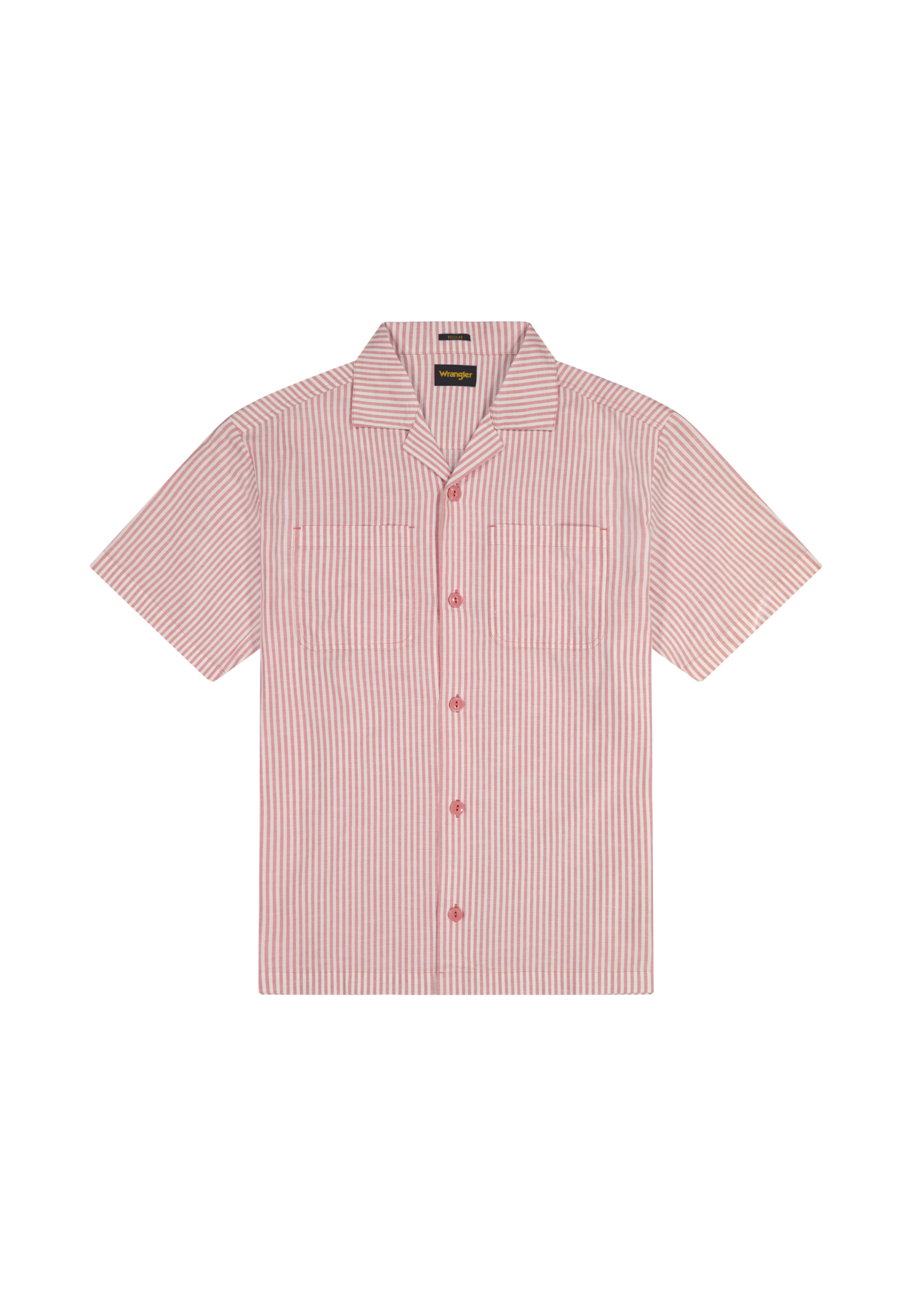 Shortsleeve Resort Shirt in Dusty Rose Hemden Wrangler