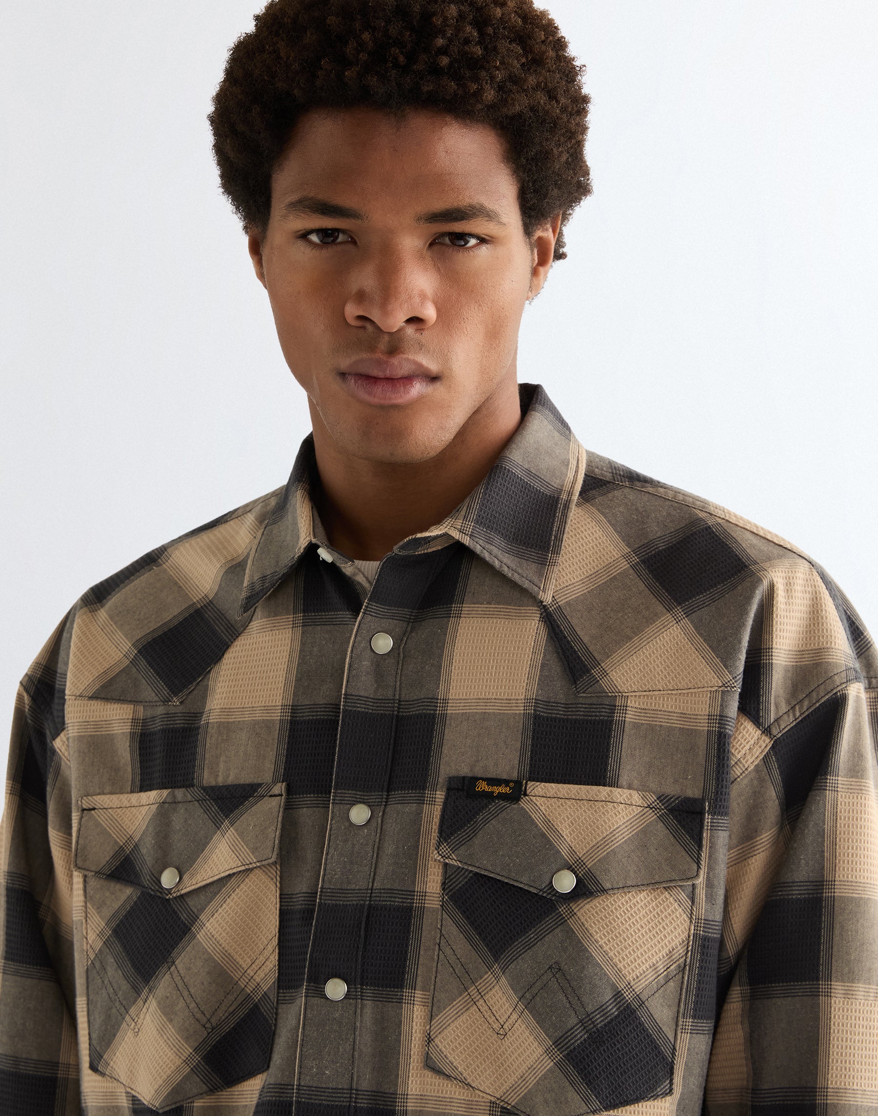 Western Shirt in Curds And Whey