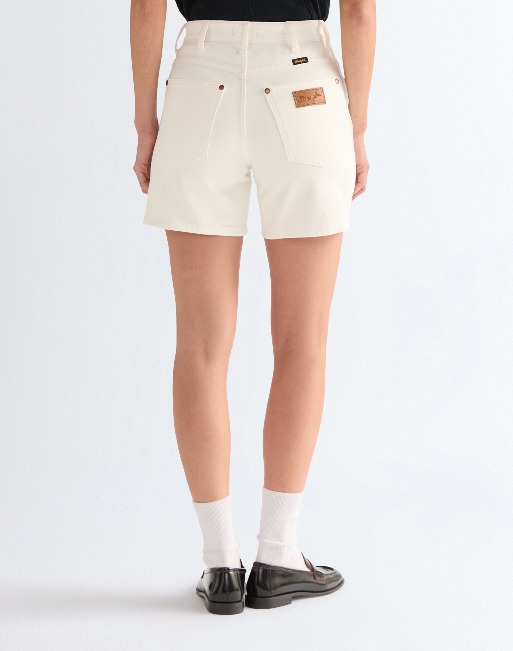 Cowboy Short 5 Inch in Swan Shorts Wrangler