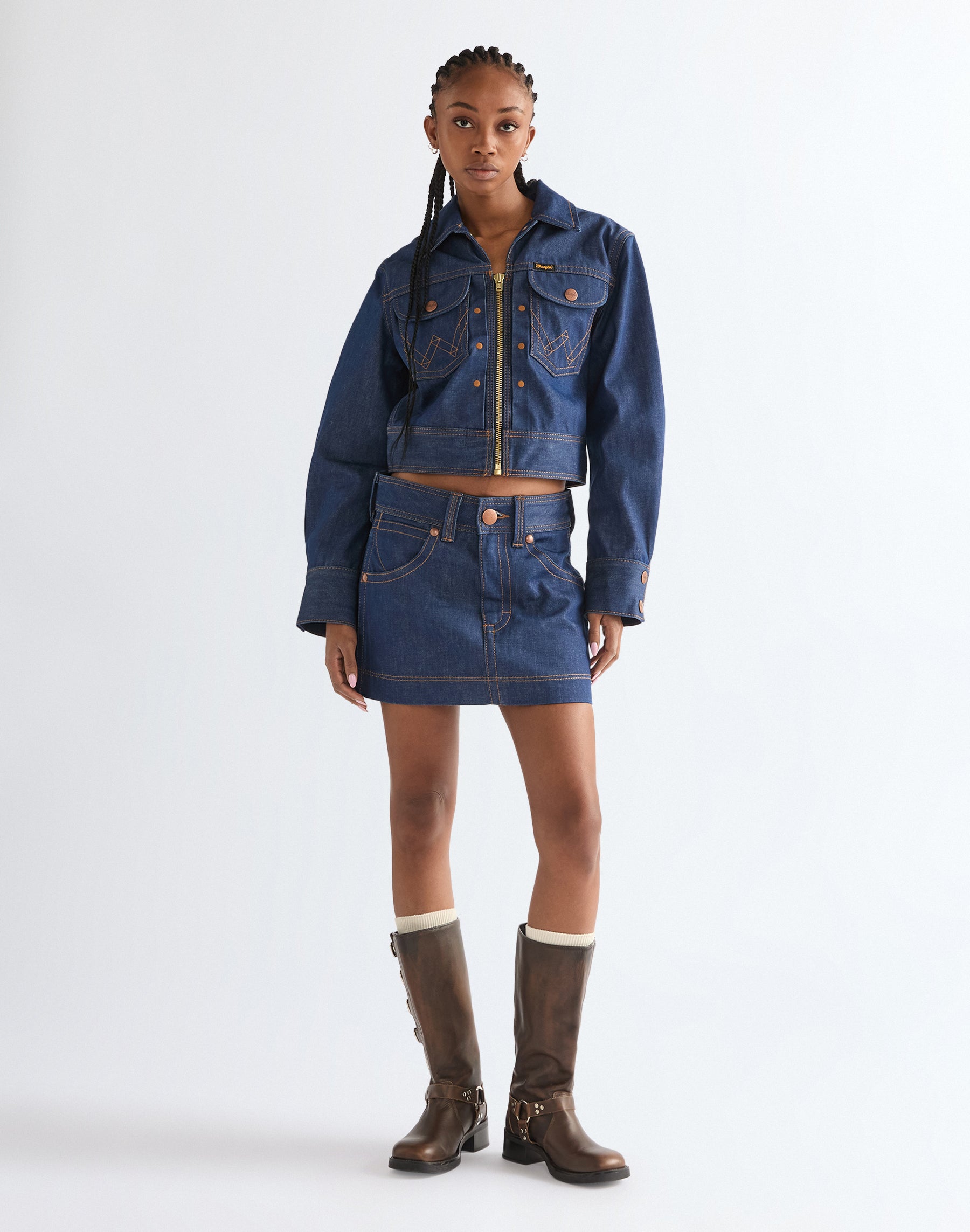 Super Wrangler Skirt in Raw Röcke Wrangler