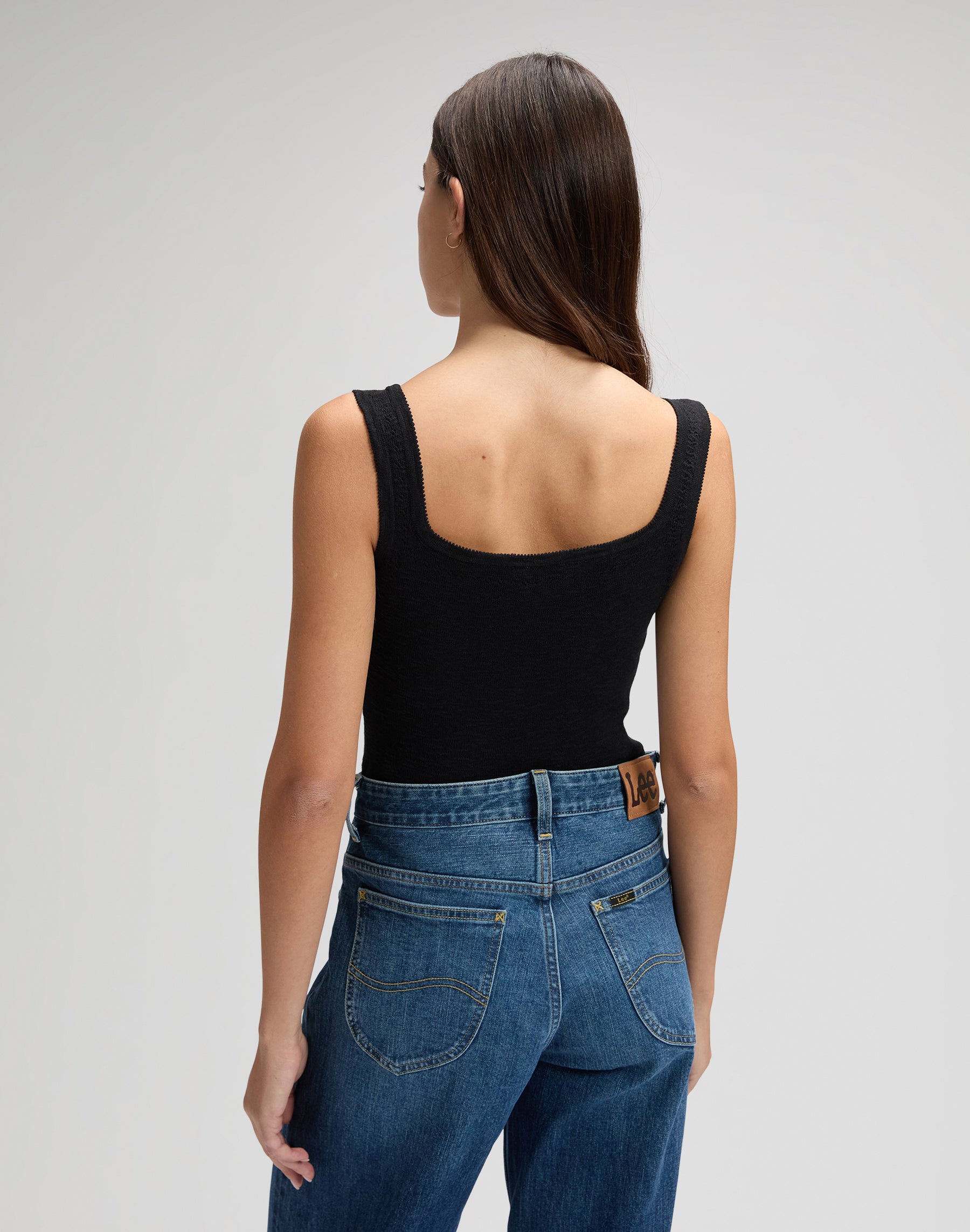 Knitted Tank in Black