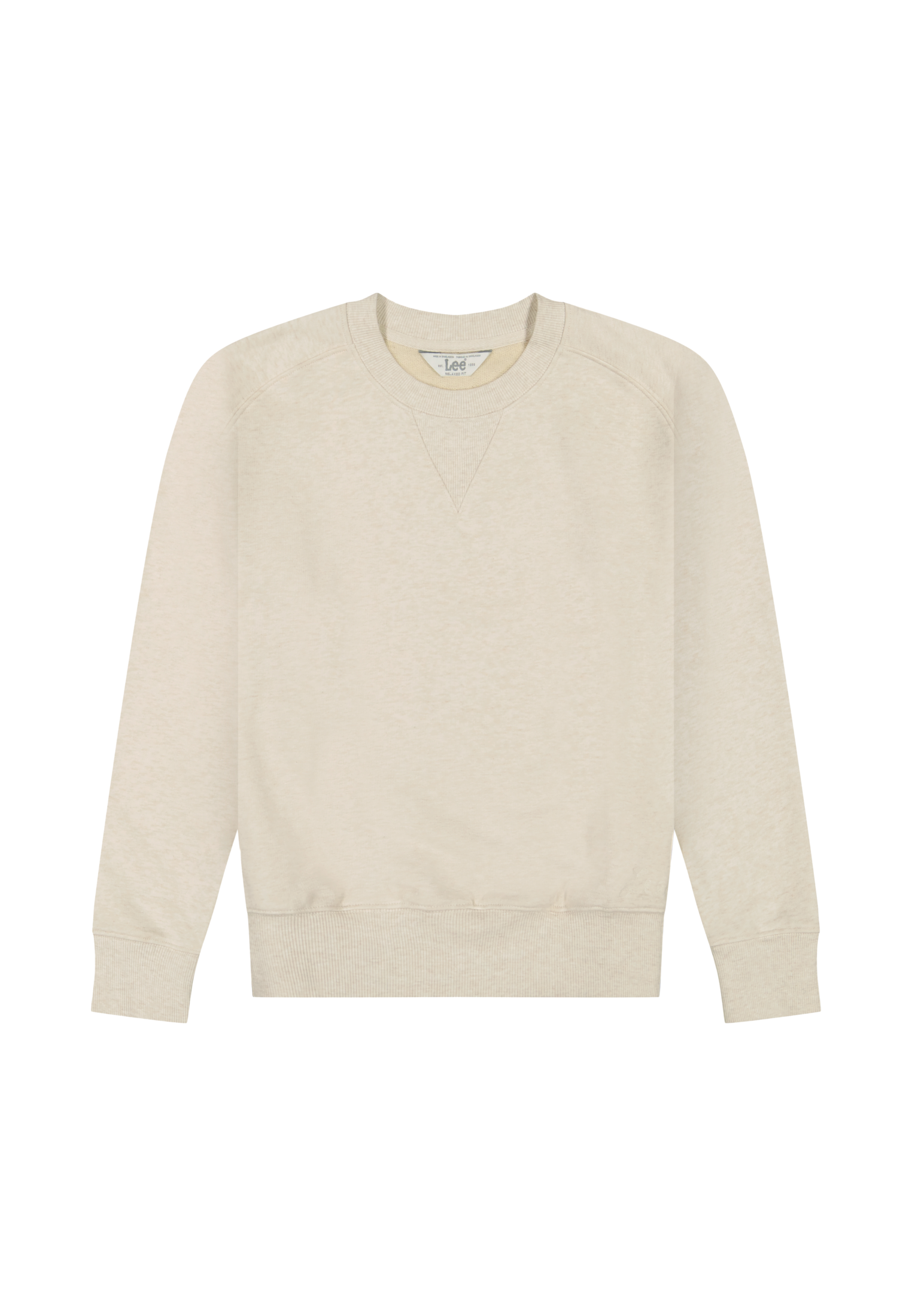 Raglan Crew Sweatshirt in Ecru Heather Sweatshirts Lee