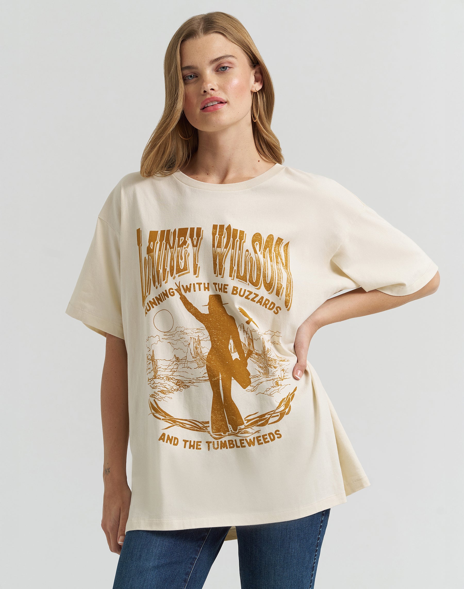 Buzzards Tee in Cream T-Shirts Wrangler