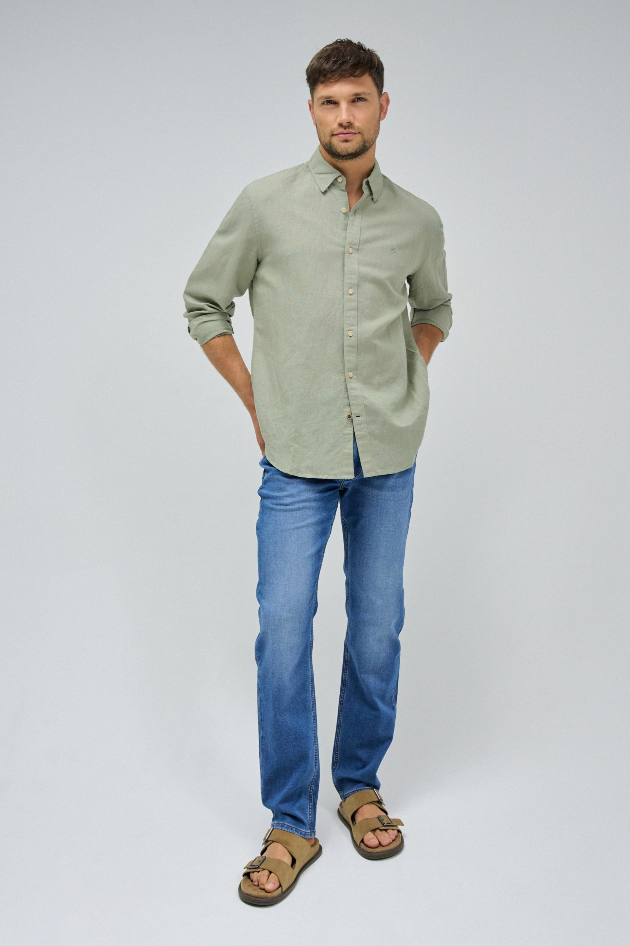 Regular Jogger S-Activ in Medium Light Hosen Salsa Jeans