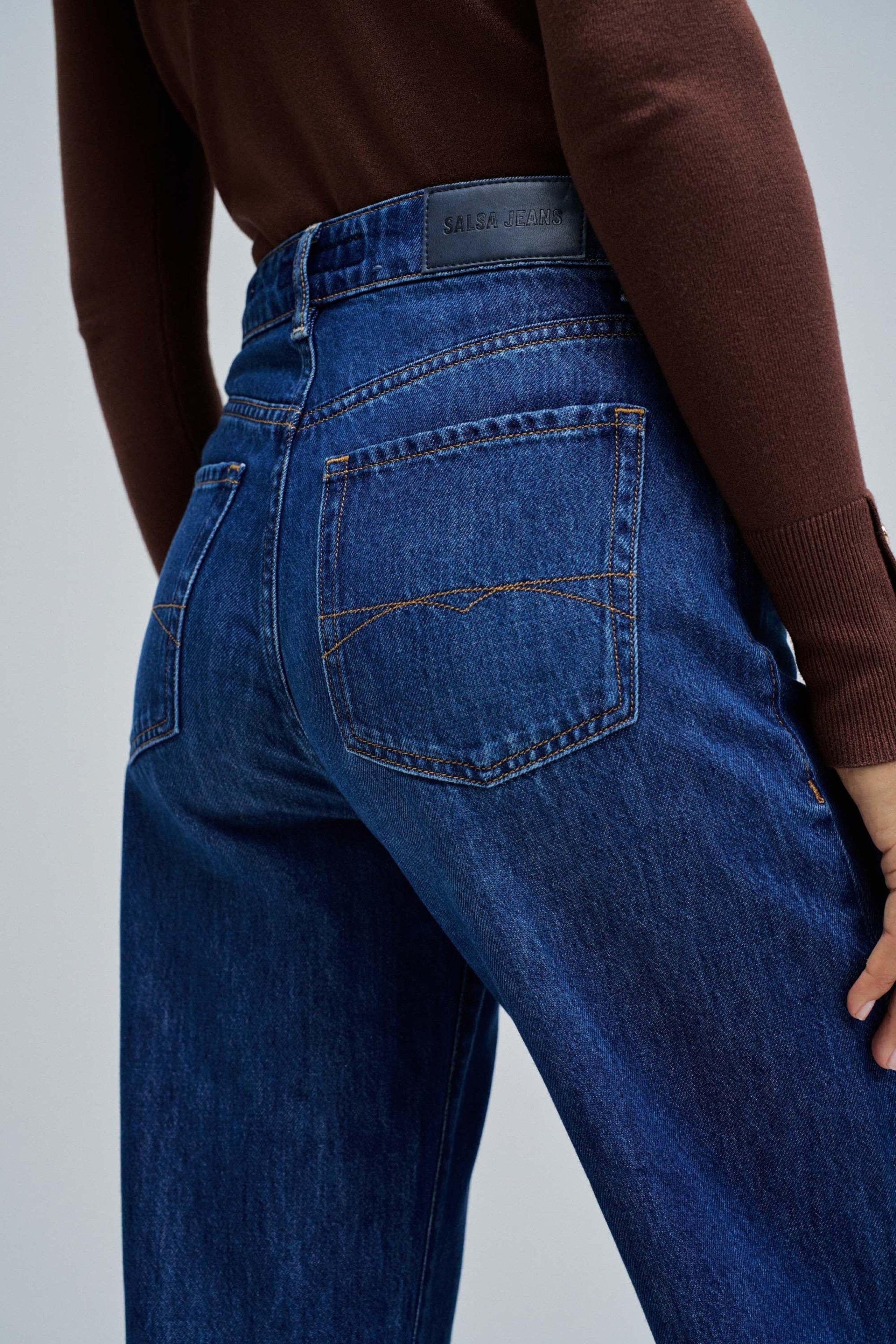 Jeans Wide Leg Wide in Medium Wash Jeans Salsa Jeans